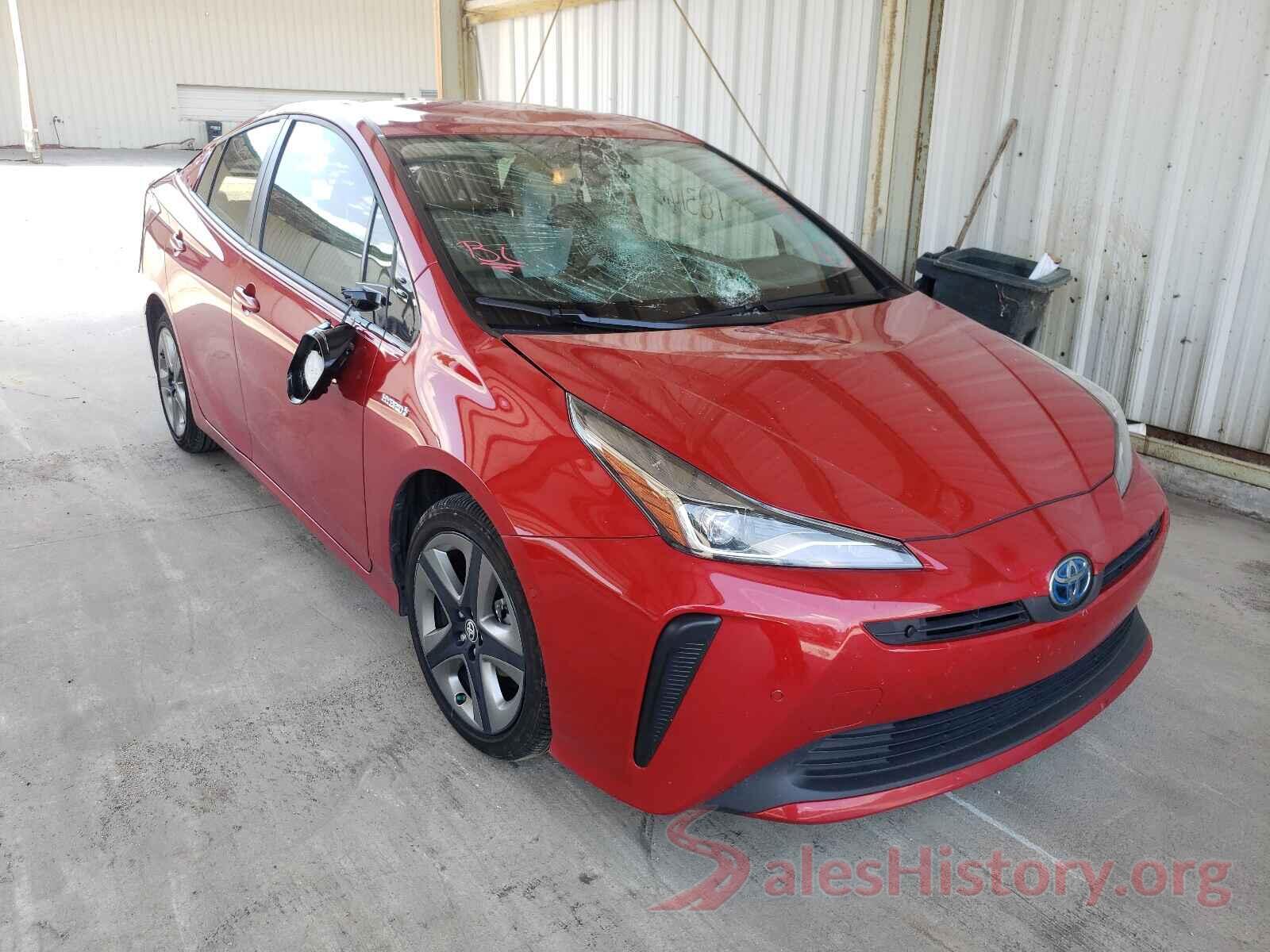 JTDKARFU0L3123501 2020 TOYOTA PRIUS