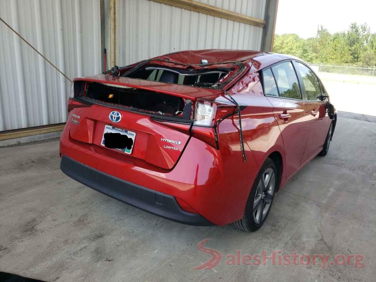 JTDKARFU0L3123501 2020 TOYOTA PRIUS