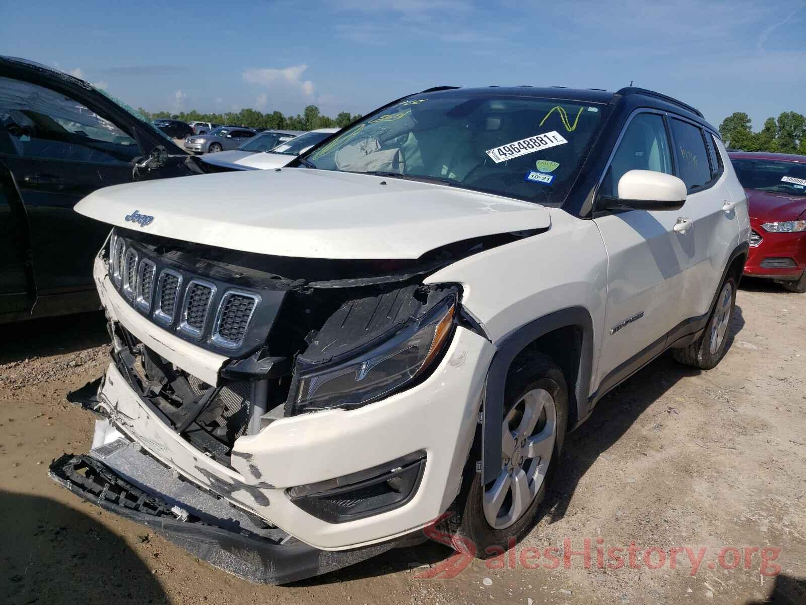 3C4NJCBB9LT143376 2020 JEEP COMPASS