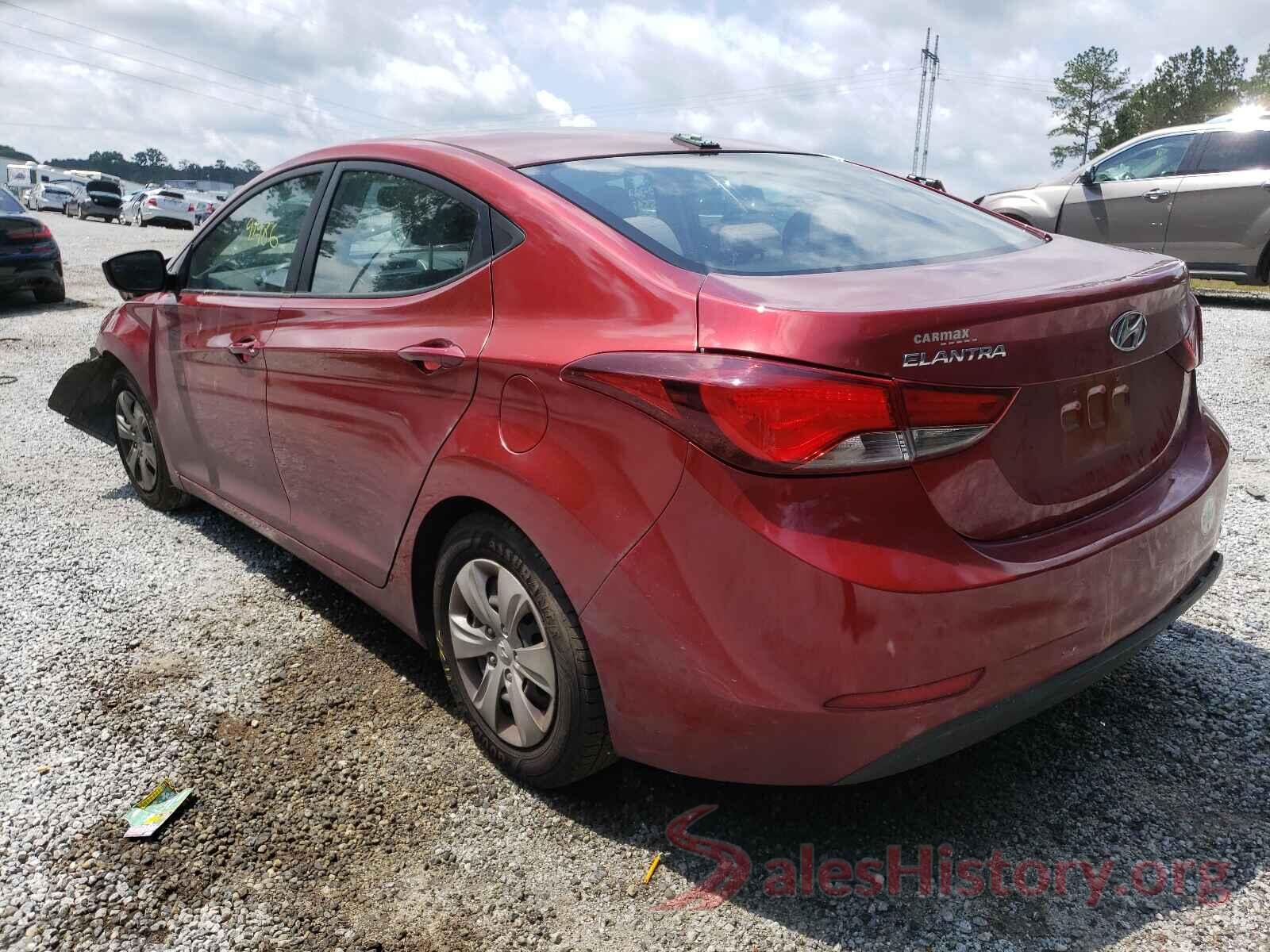 5NPDH4AE5GH669146 2016 HYUNDAI ELANTRA