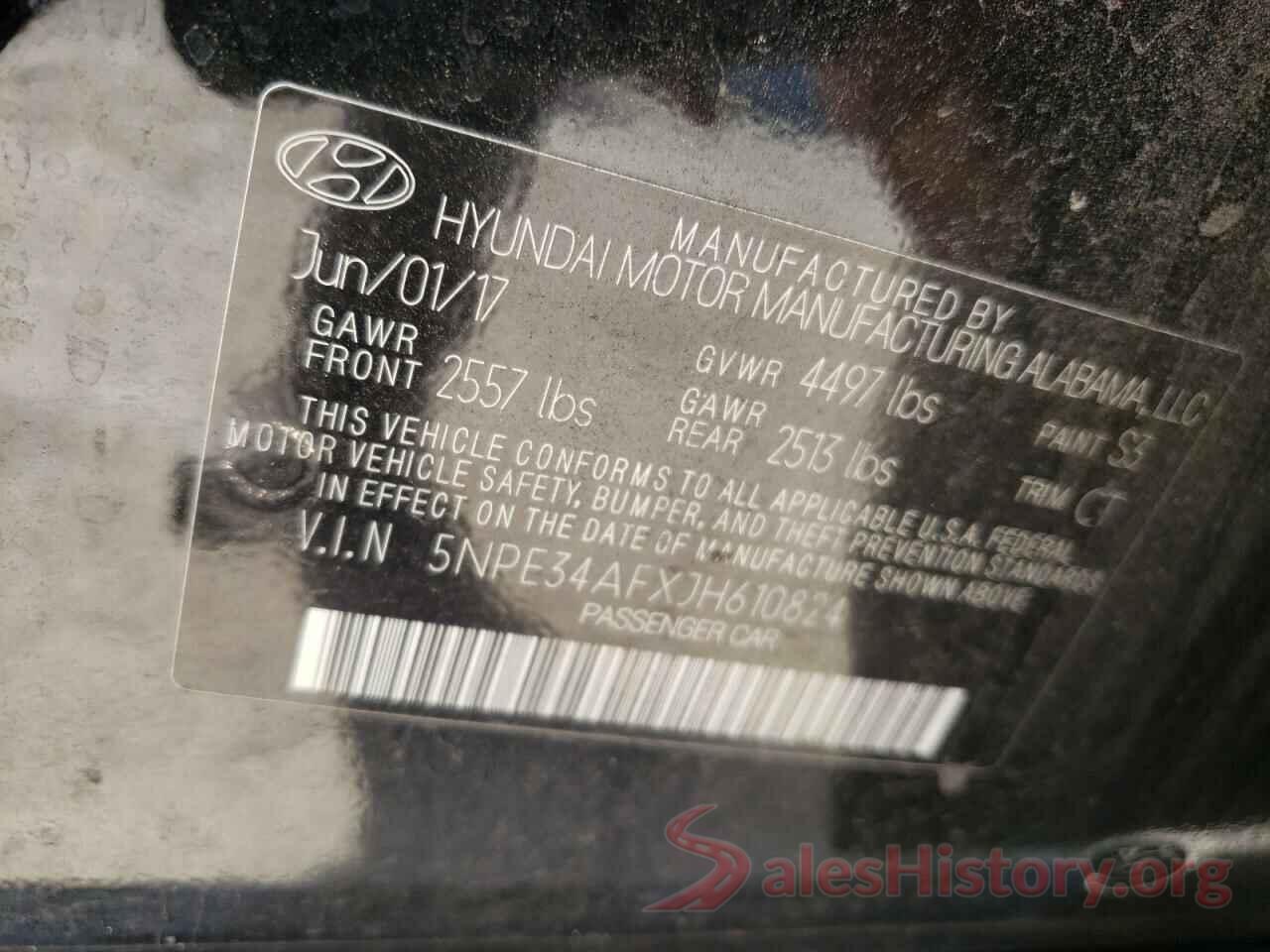 5NPE34AFXJH610824 2018 HYUNDAI SONATA