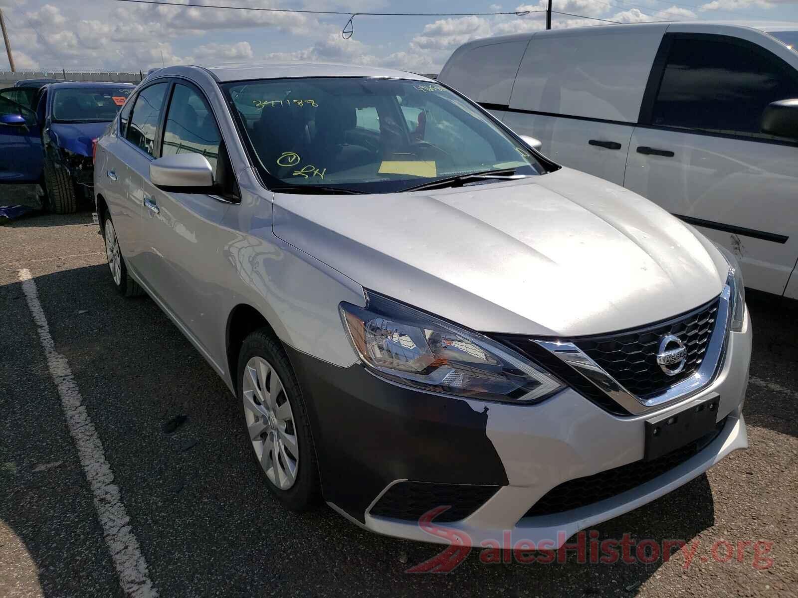 3N1AB7AP6KY341188 2019 NISSAN SENTRA