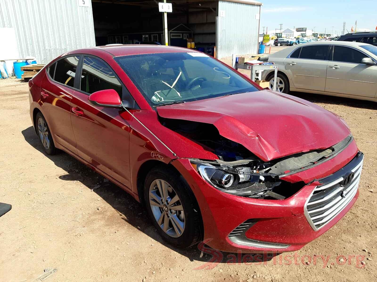 KMHD84LF4JU450032 2018 HYUNDAI ELANTRA