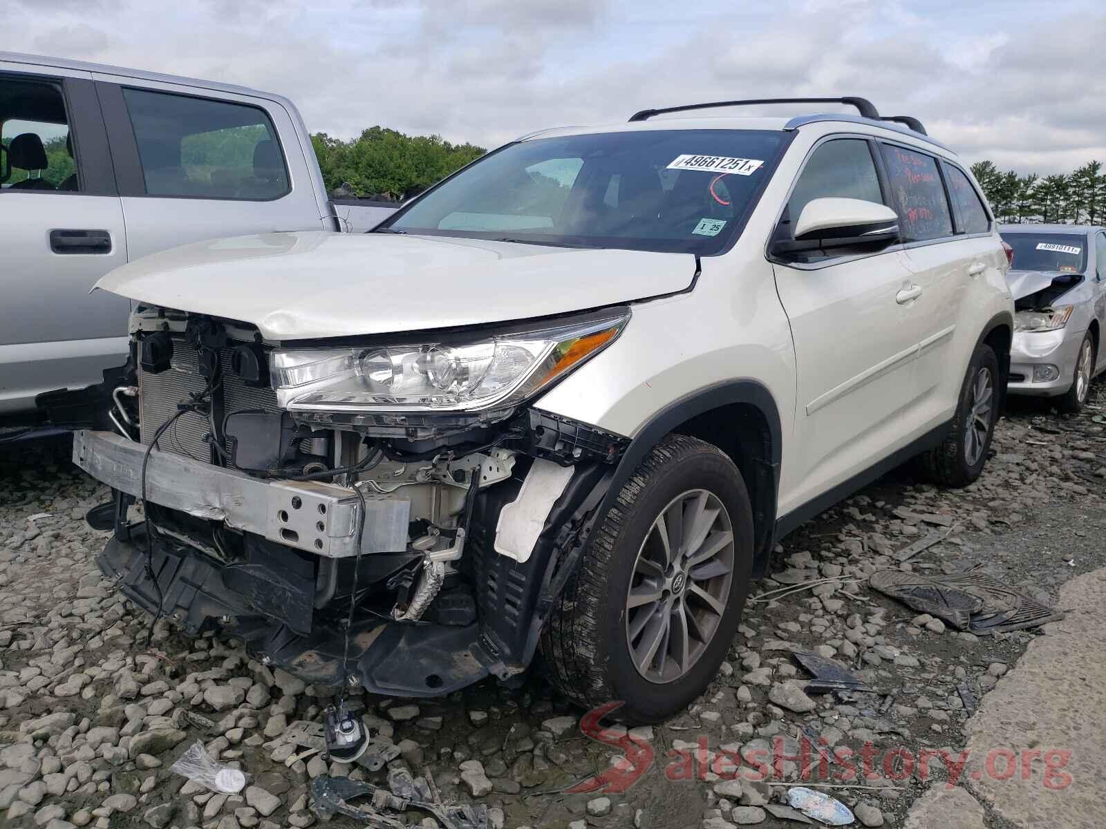 5TDJZRFH6KS613946 2019 TOYOTA HIGHLANDER