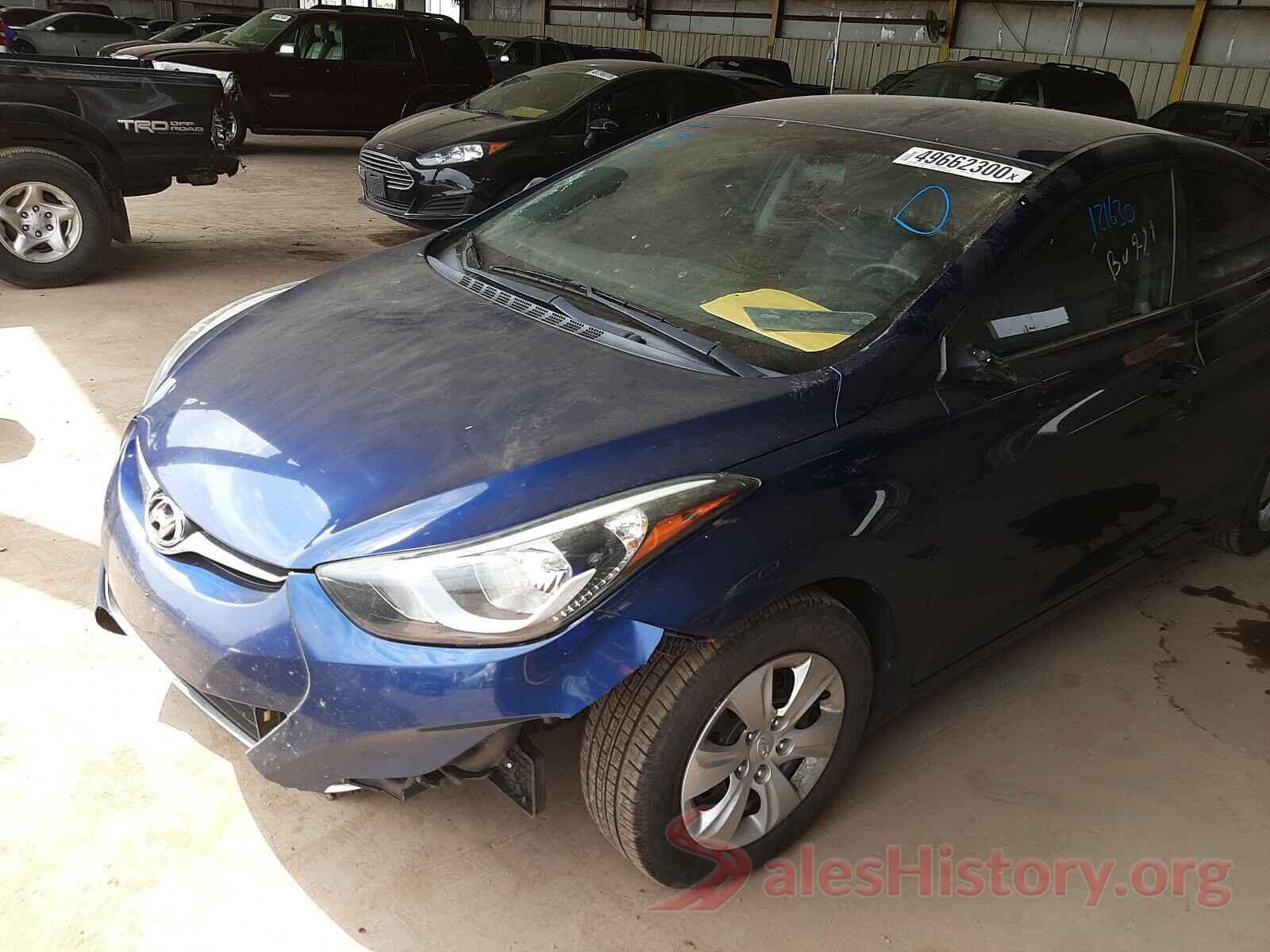 5NPDH4AE3GH710468 2016 HYUNDAI ELANTRA