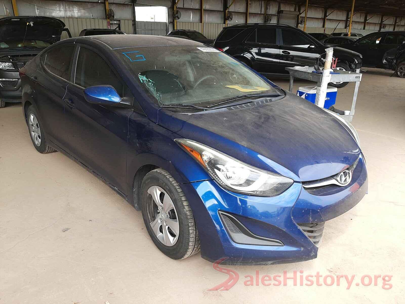 5NPDH4AE3GH710468 2016 HYUNDAI ELANTRA