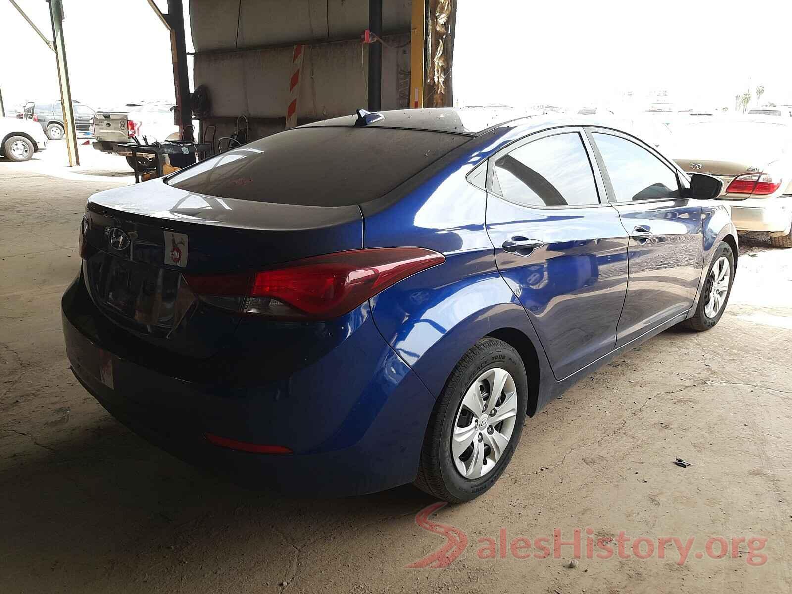 5NPDH4AE3GH710468 2016 HYUNDAI ELANTRA