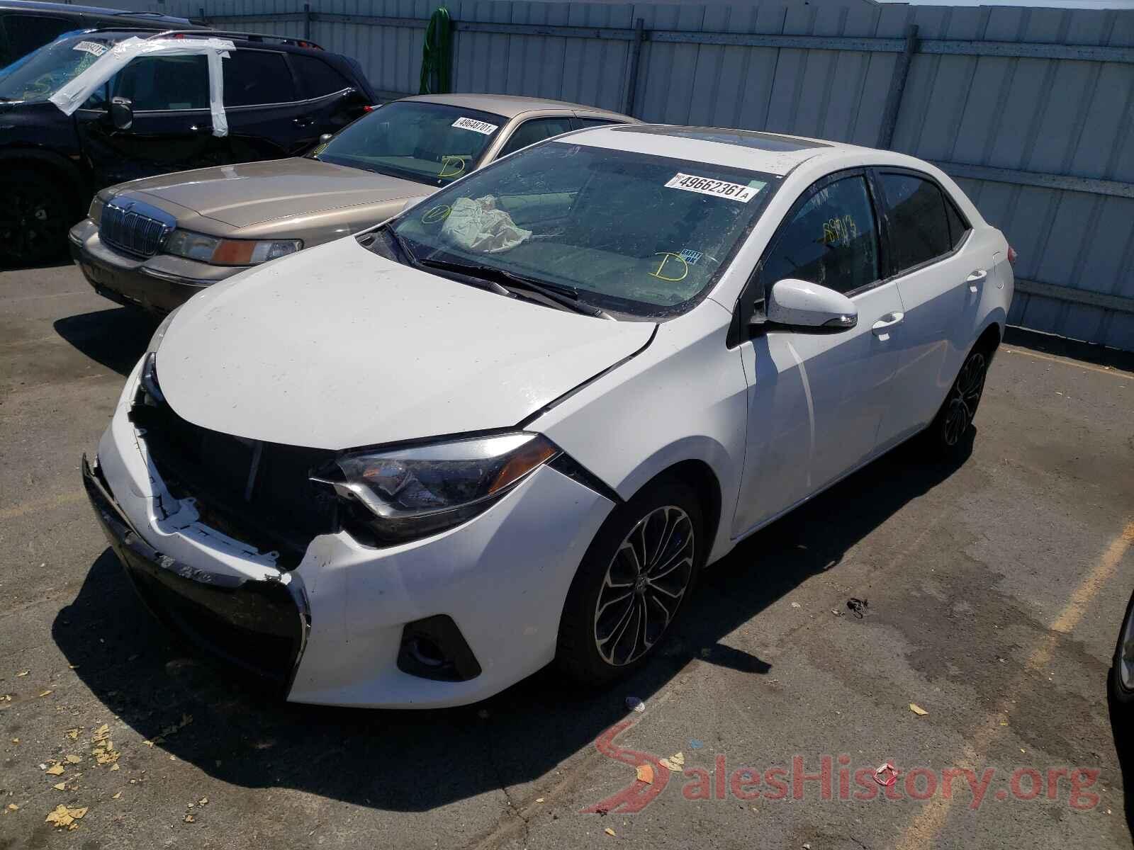 5YFBURHE6GP548943 2016 TOYOTA COROLLA