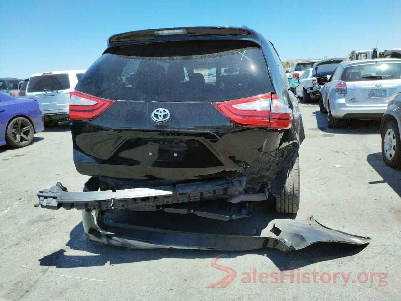 5TDKZ3DC1HS778191 2017 TOYOTA SIENNA