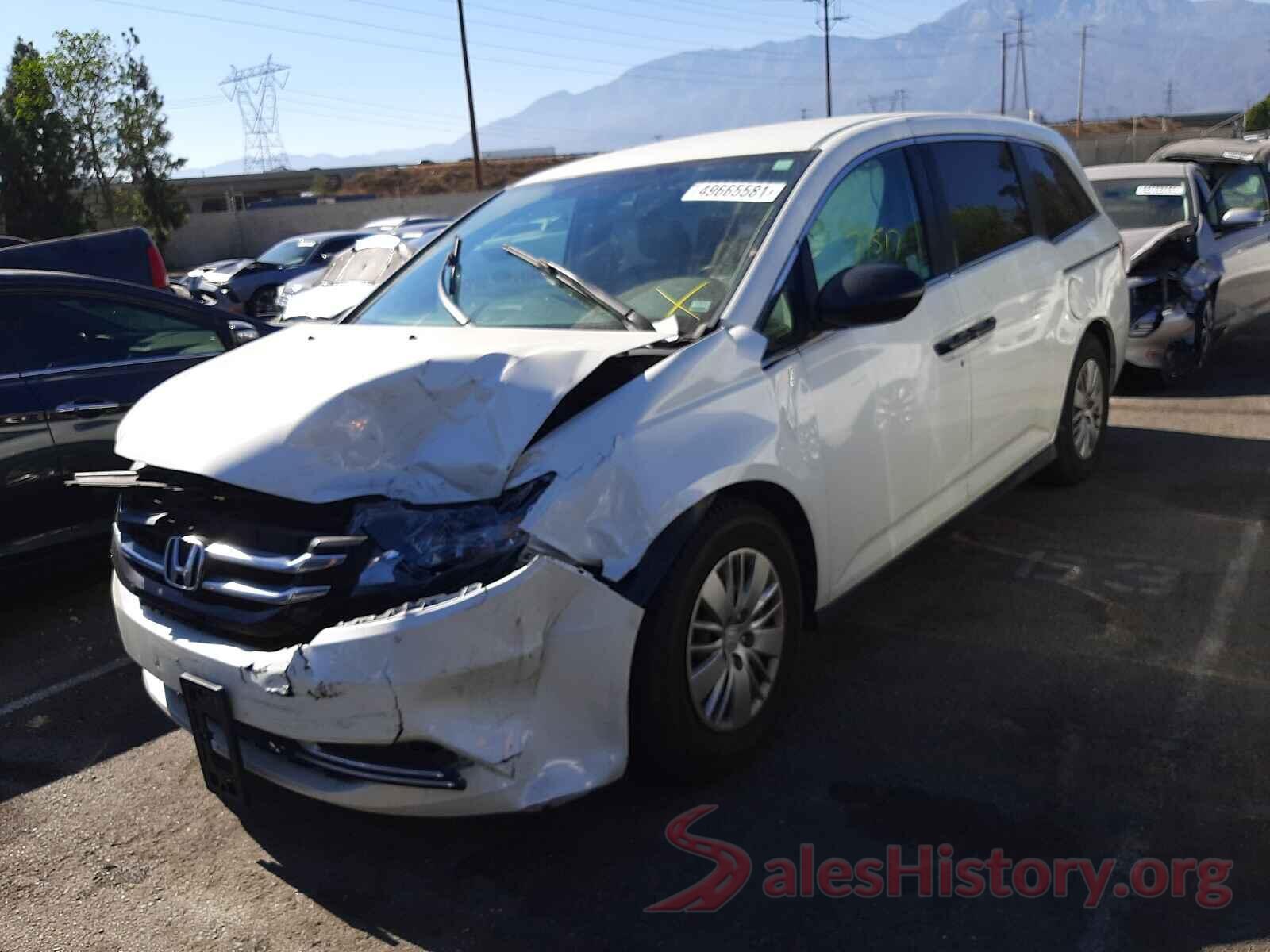 5FNRL5H26GB029323 2016 HONDA ODYSSEY