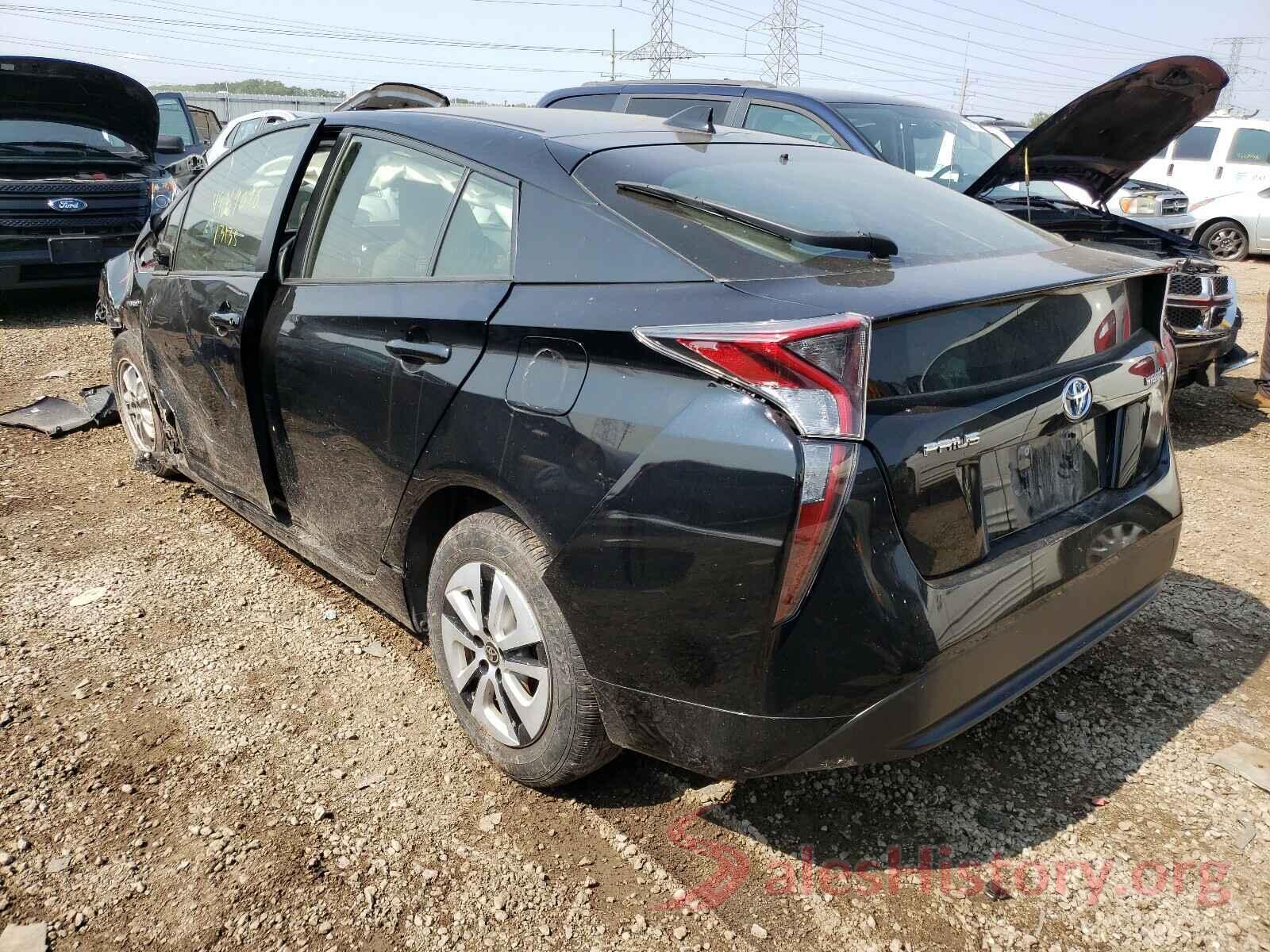 JTDKARFU7G3513453 2016 TOYOTA PRIUS