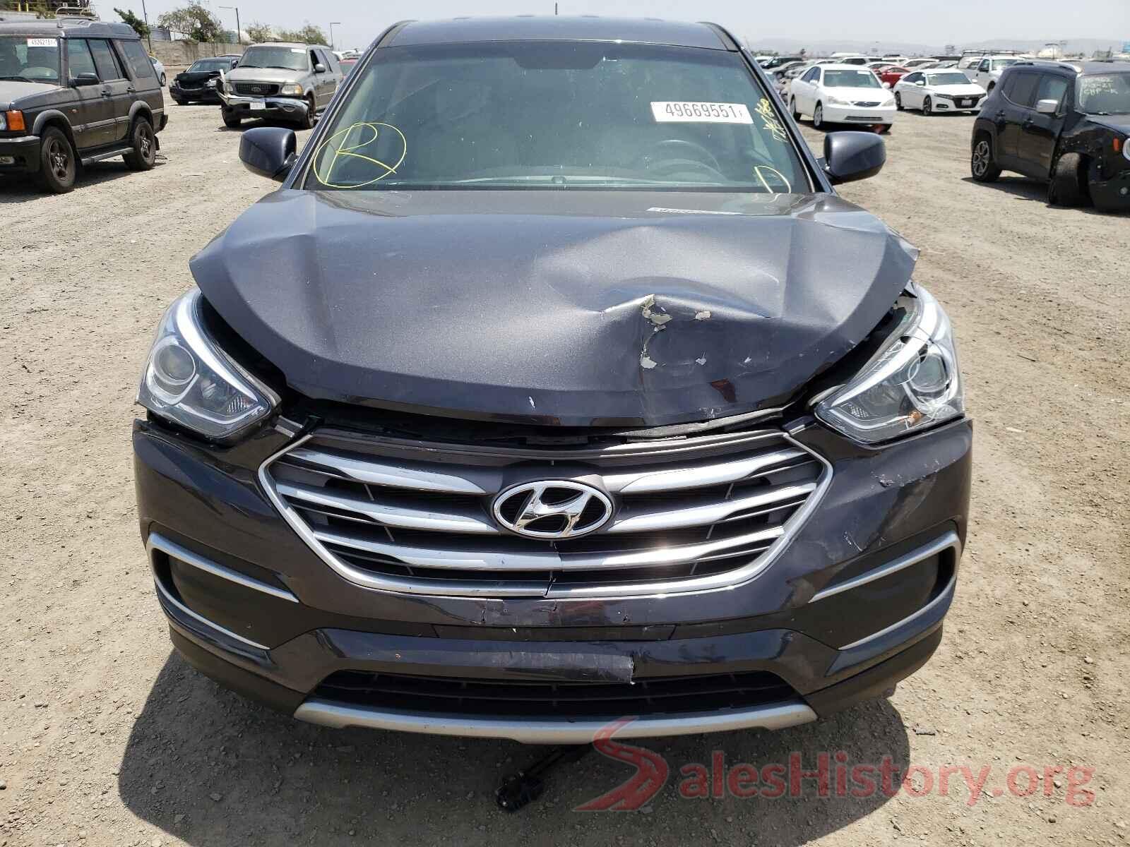 5XYZT3LB2JG563401 2018 HYUNDAI SANTA FE