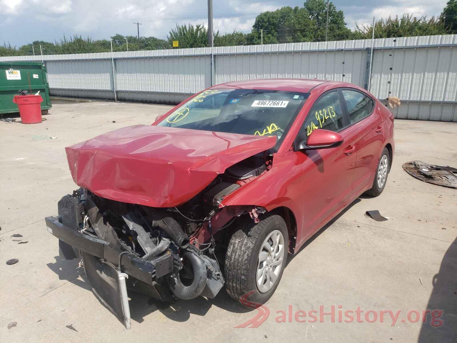 5NPD74LF0HH196475 2017 HYUNDAI ELANTRA