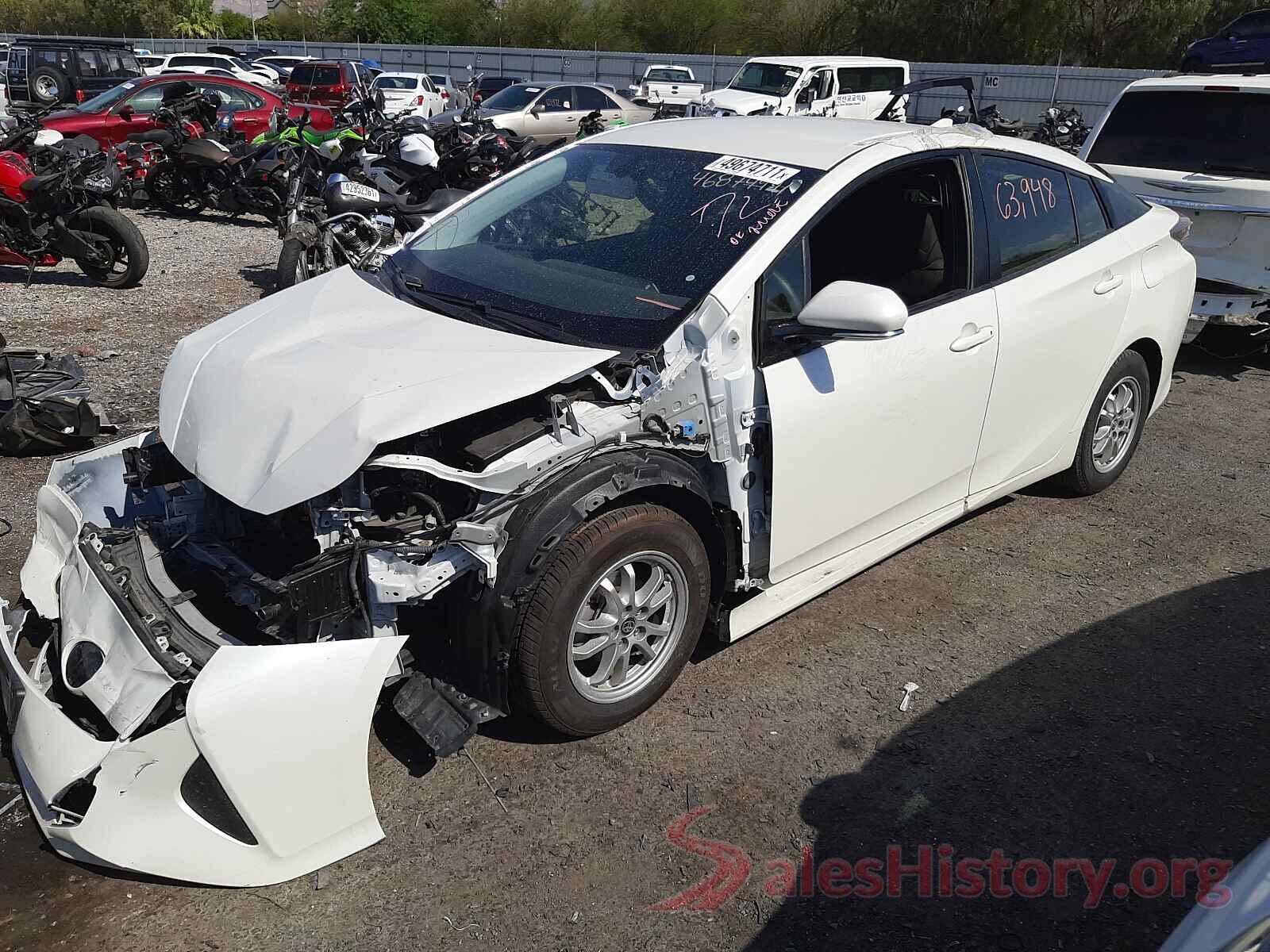 JTDKARFU7G3028844 2016 TOYOTA PRIUS