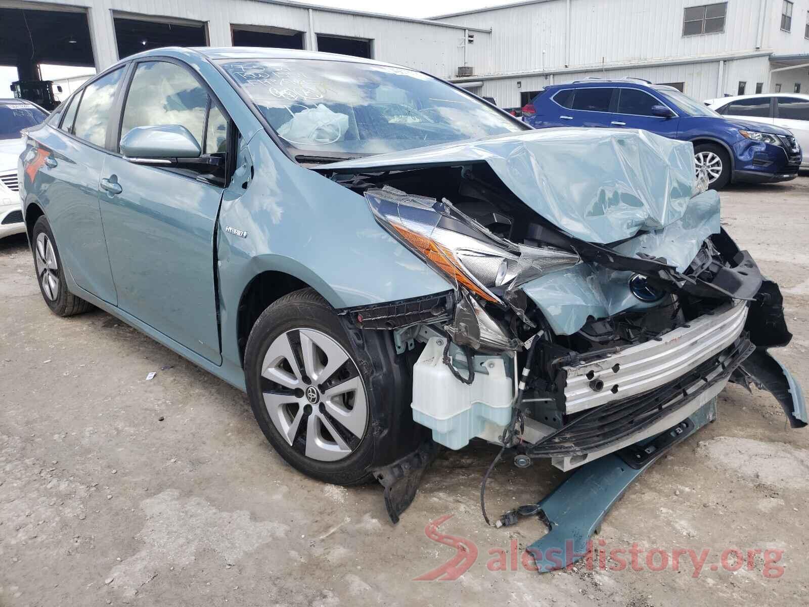 JTDKBRFU8J3061243 2018 TOYOTA PRIUS