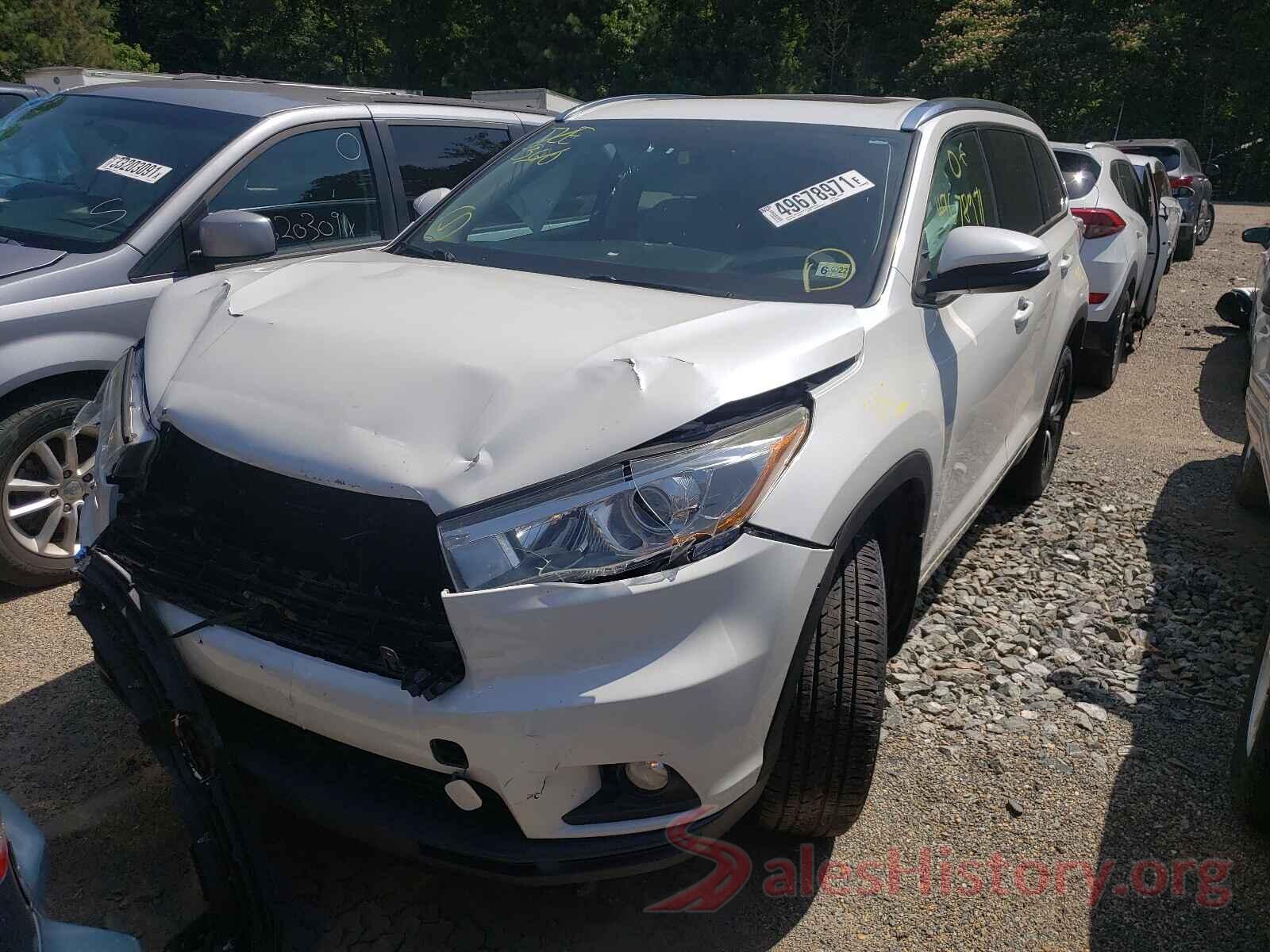 5TDJKRFH5GS259087 2016 TOYOTA HIGHLANDER