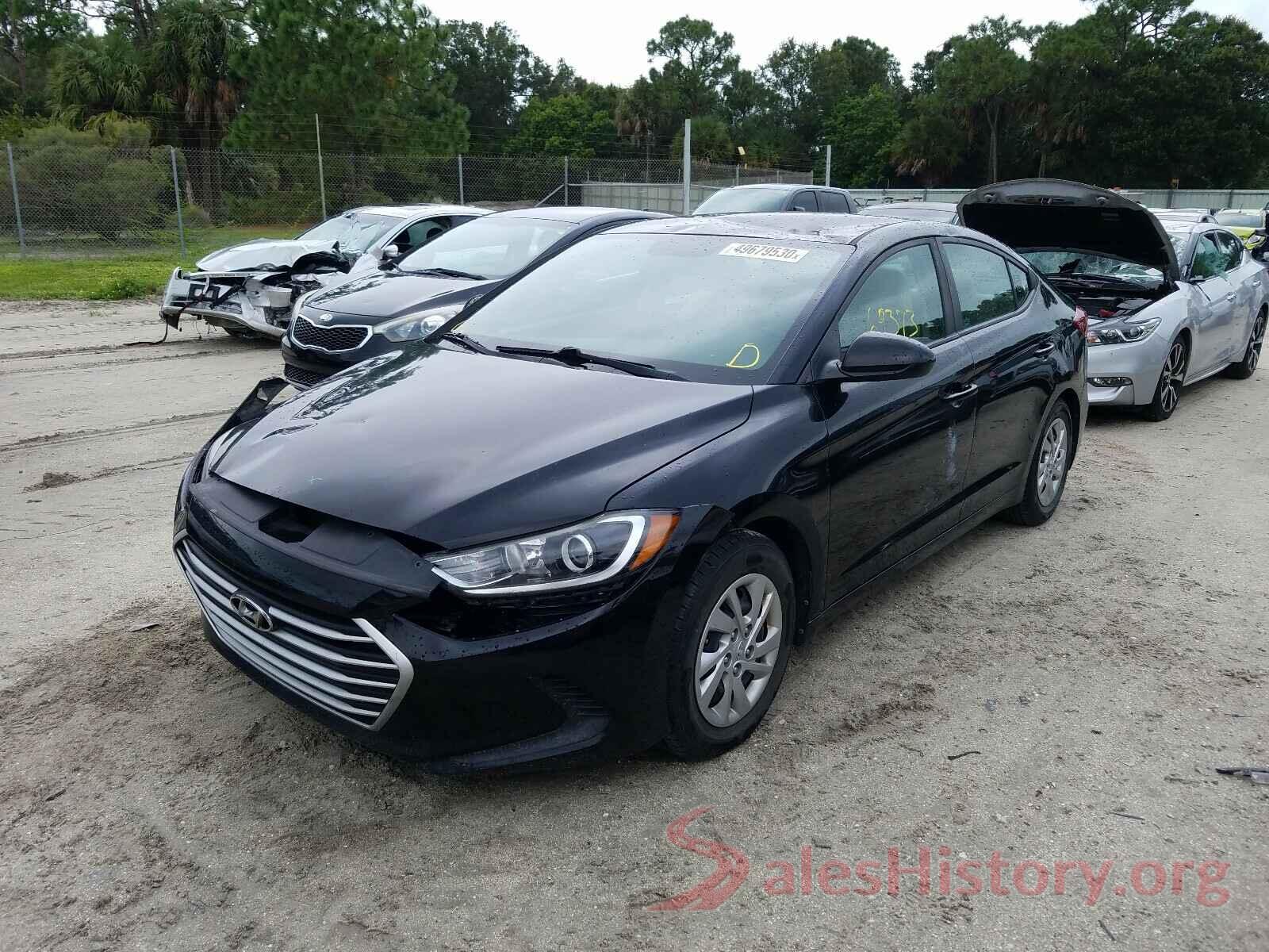 KMHD74LF7HU126523 2017 HYUNDAI ELANTRA