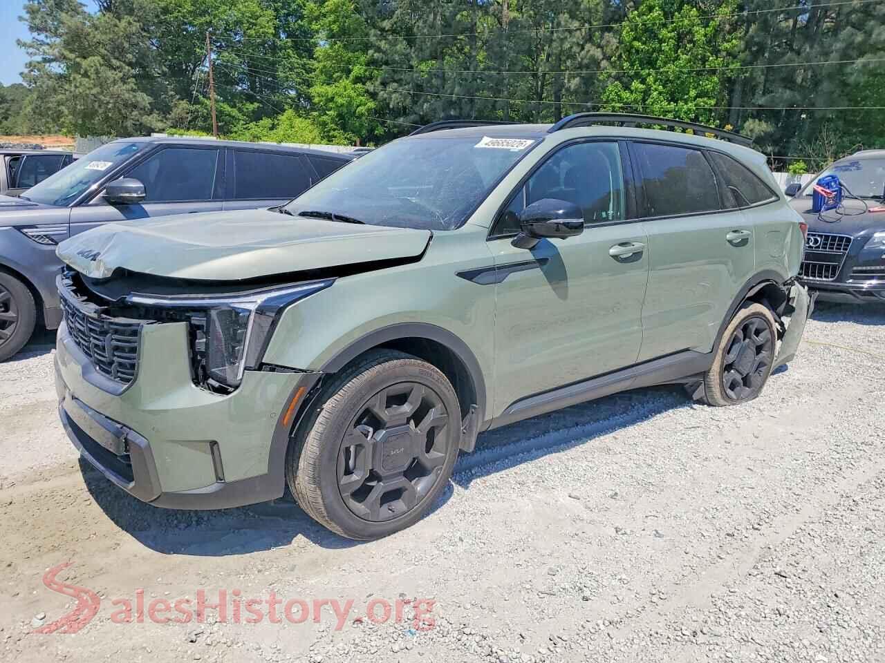 2025 KIA SORENTO VIN 5XYRKDJF1SG369362, auction photo