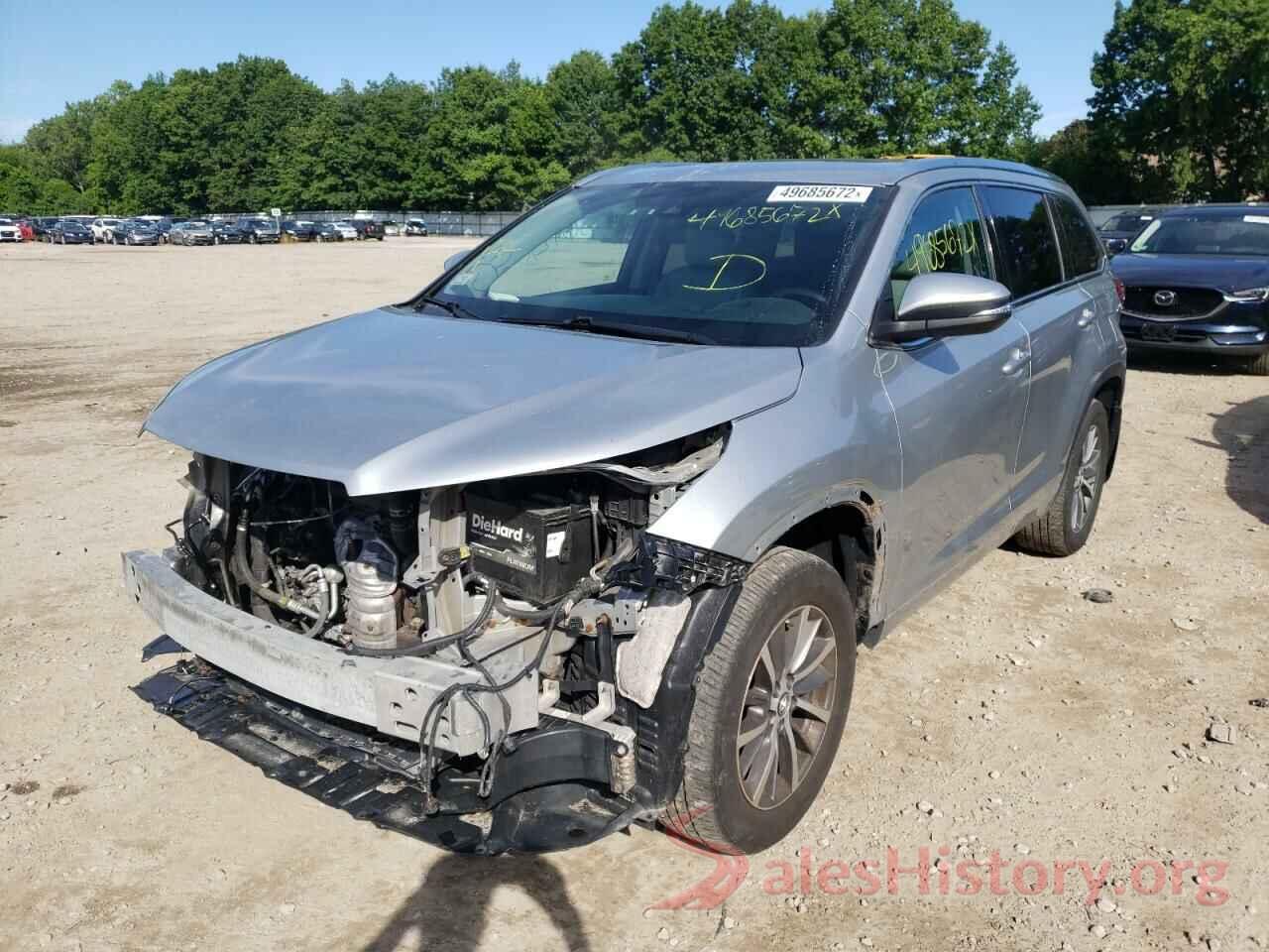 5TDJZRFH9HS443686 2017 TOYOTA HIGHLANDER