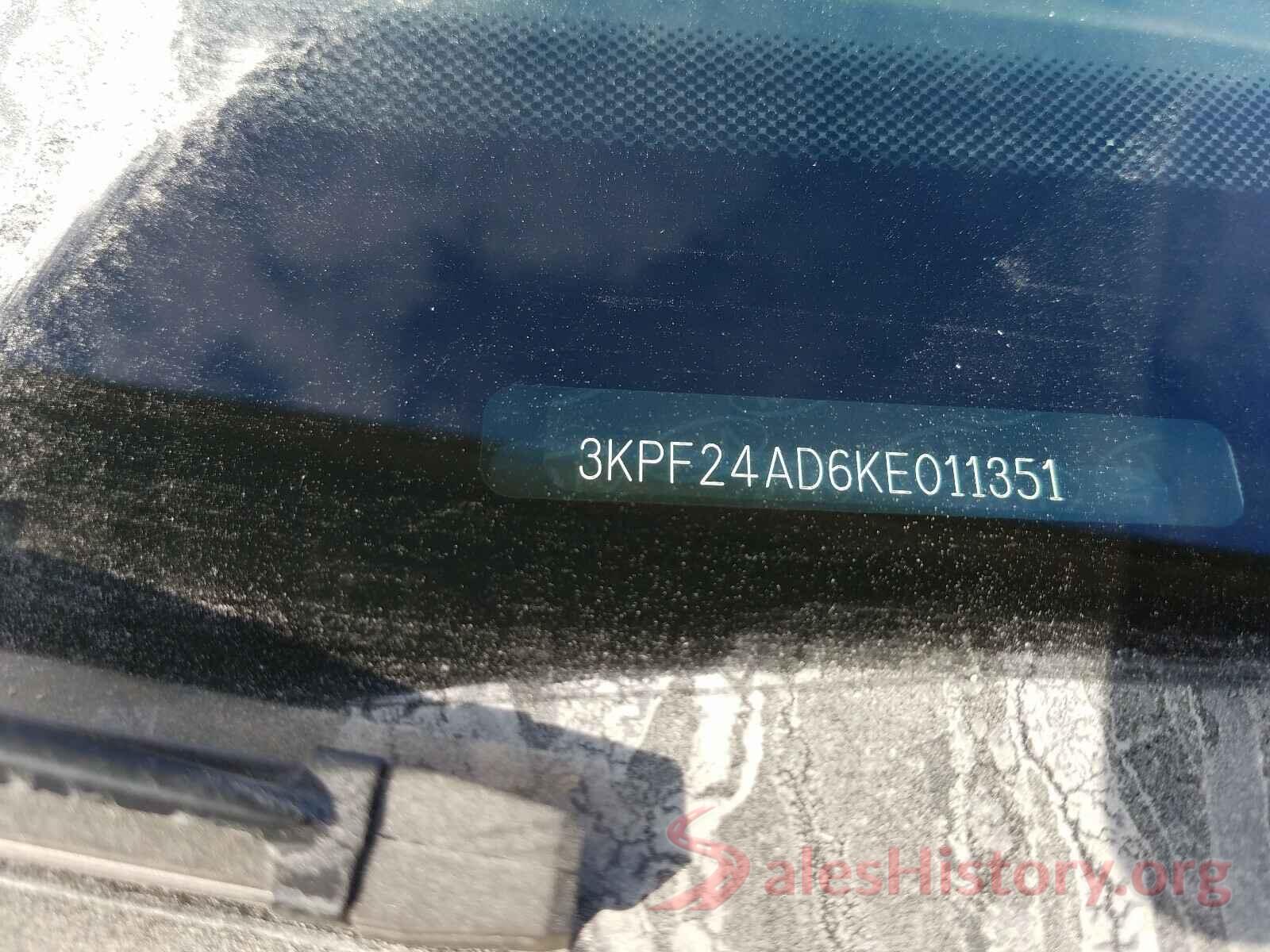 3KPF24AD6KE011351 2019 KIA FORTE