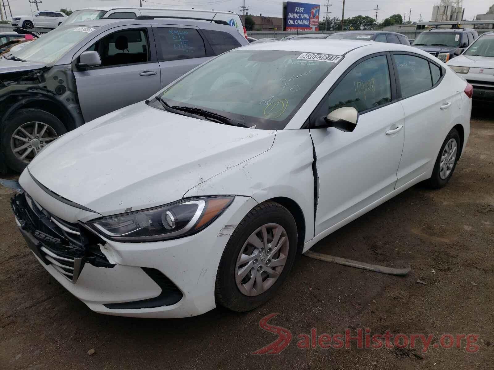 5NPD74LF0HH189624 2017 HYUNDAI ELANTRA