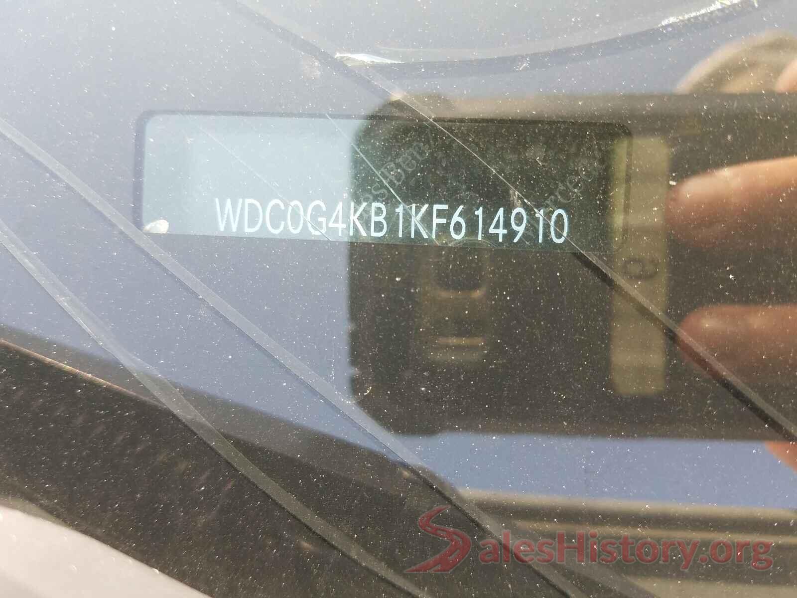 WDC0G4KB1KF614910 2019 MERCEDES-BENZ GLC-CLASS