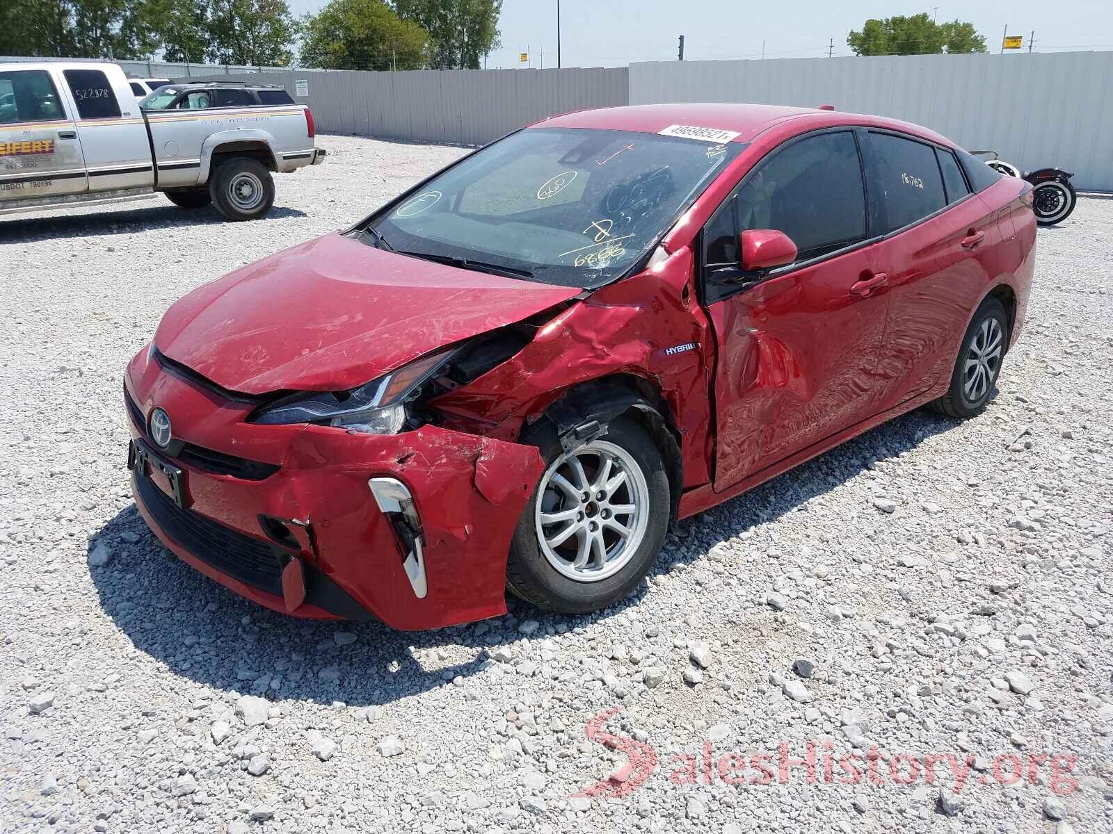 JTDL9RFU2L3016866 2020 TOYOTA PRIUS