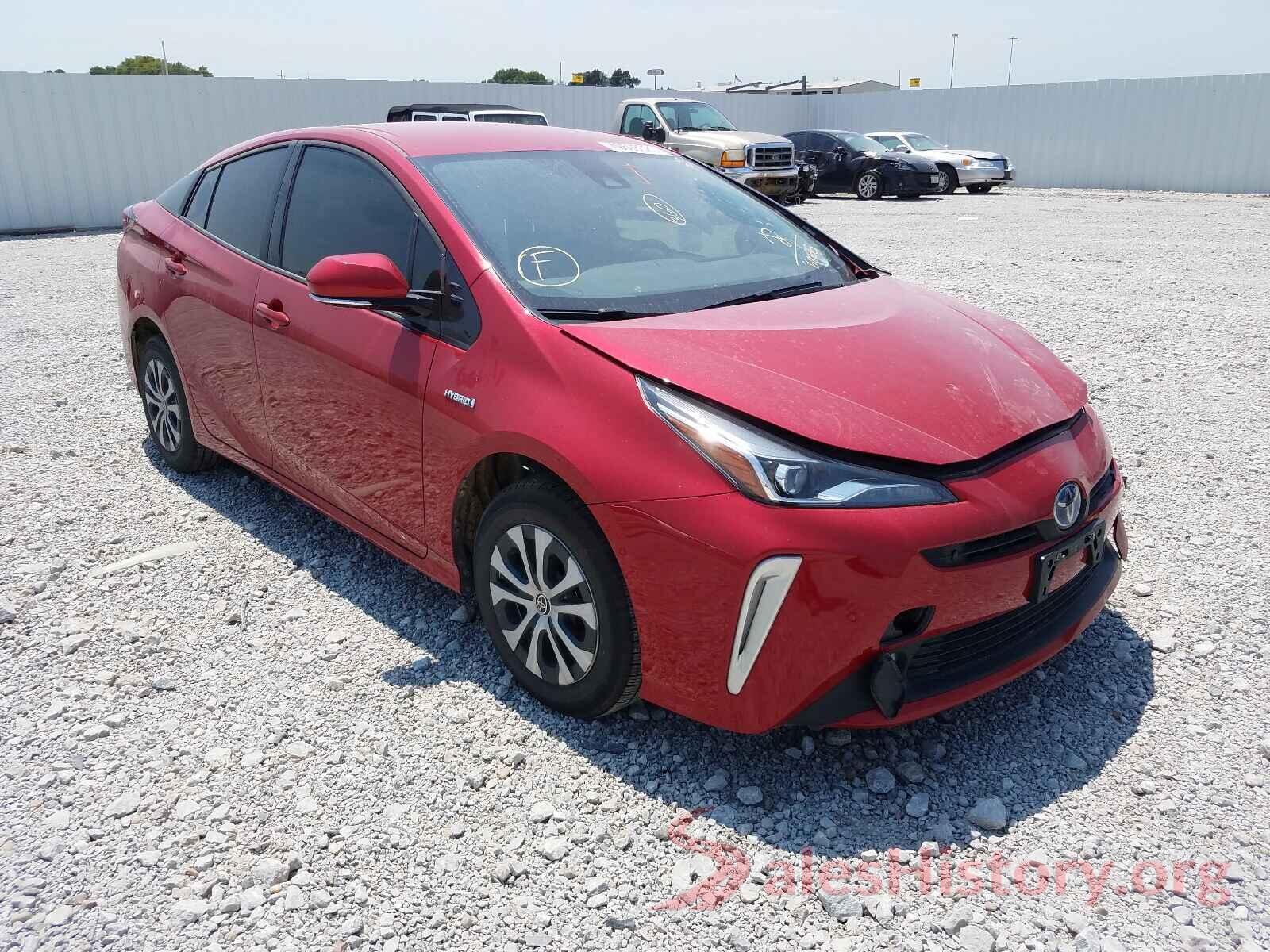 JTDL9RFU2L3016866 2020 TOYOTA PRIUS