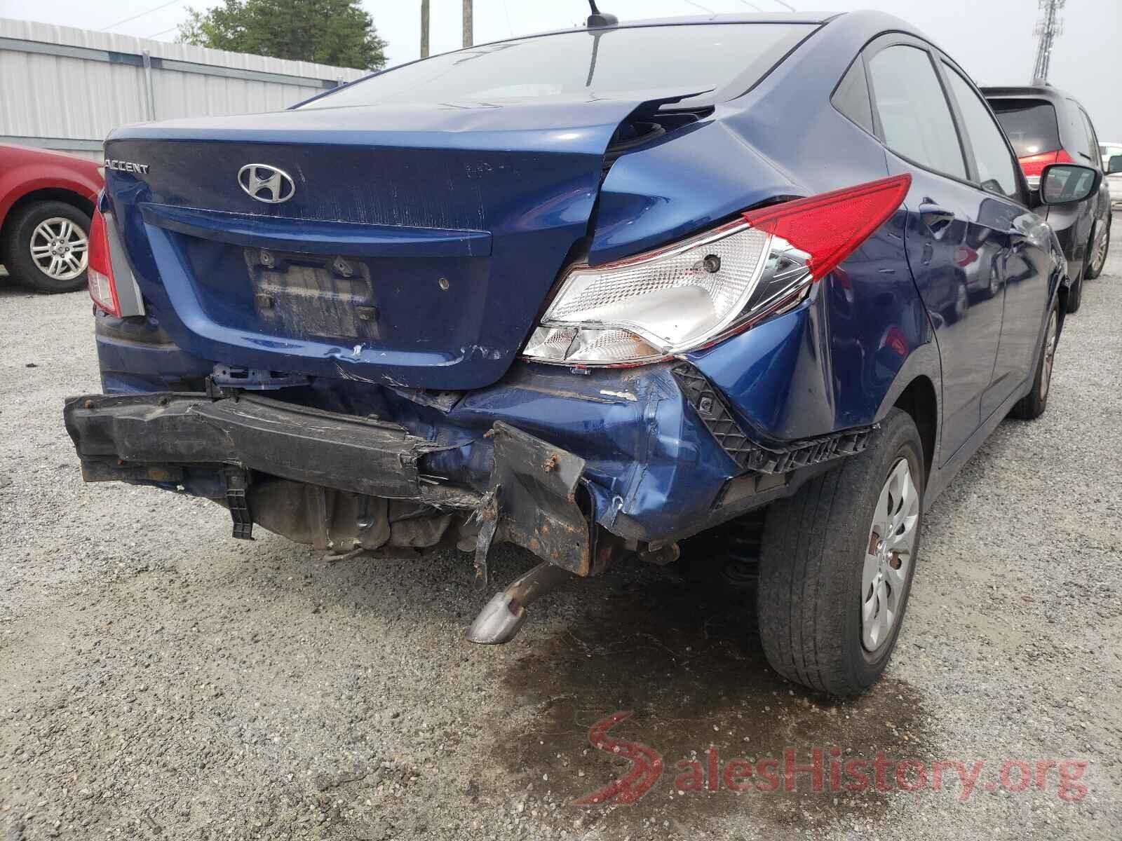 KMHCT4AEXGU044706 2016 HYUNDAI ACCENT