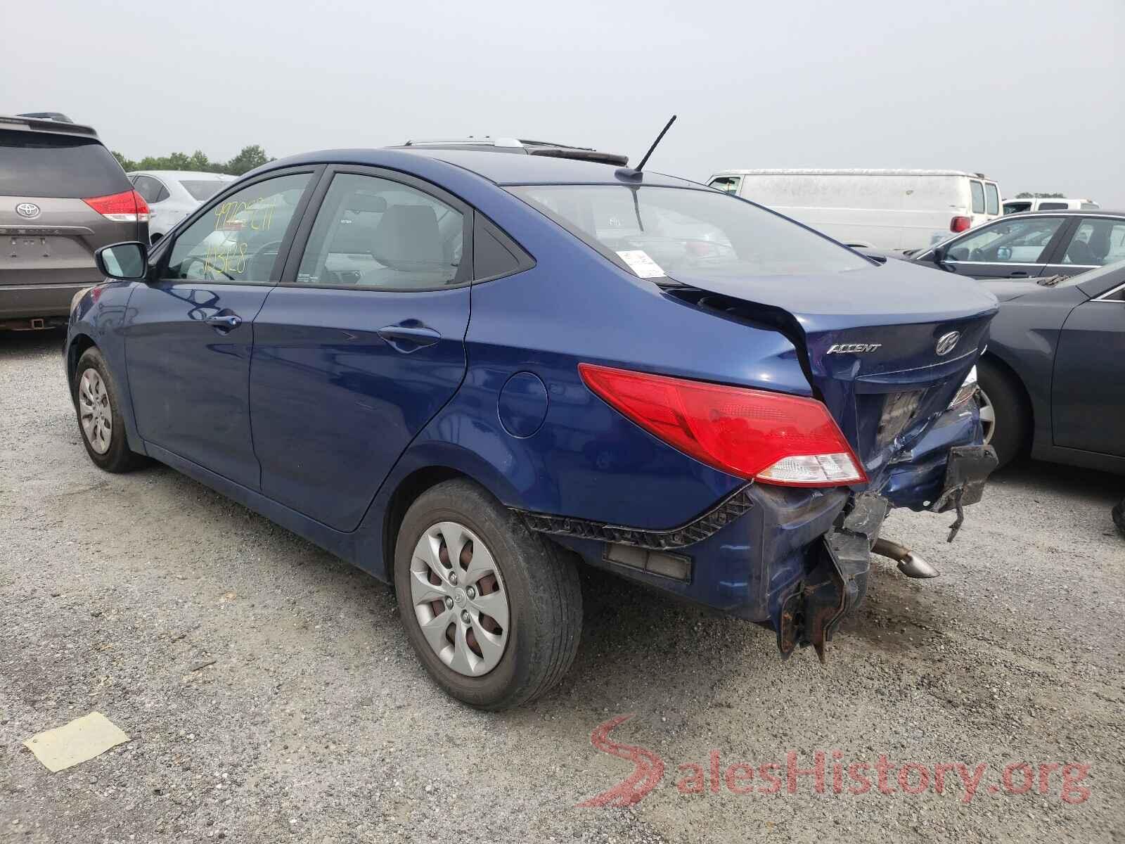 KMHCT4AEXGU044706 2016 HYUNDAI ACCENT