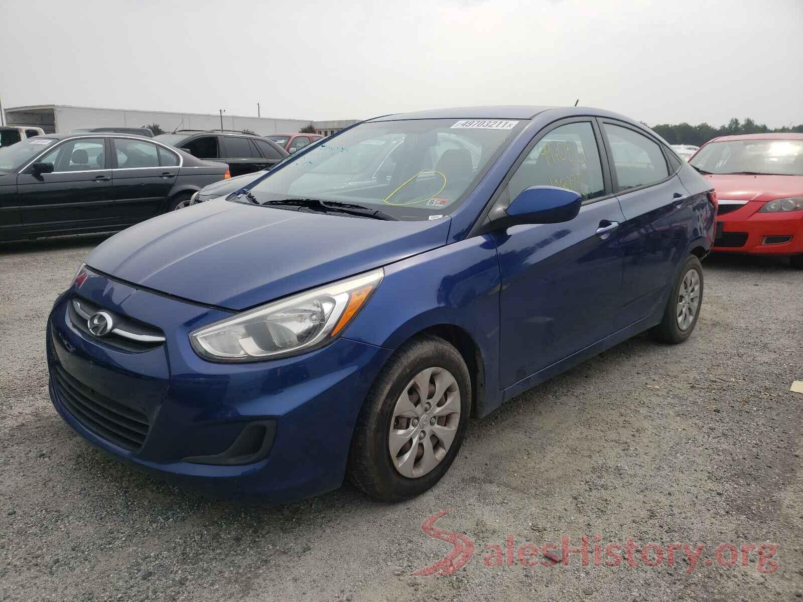 KMHCT4AEXGU044706 2016 HYUNDAI ACCENT