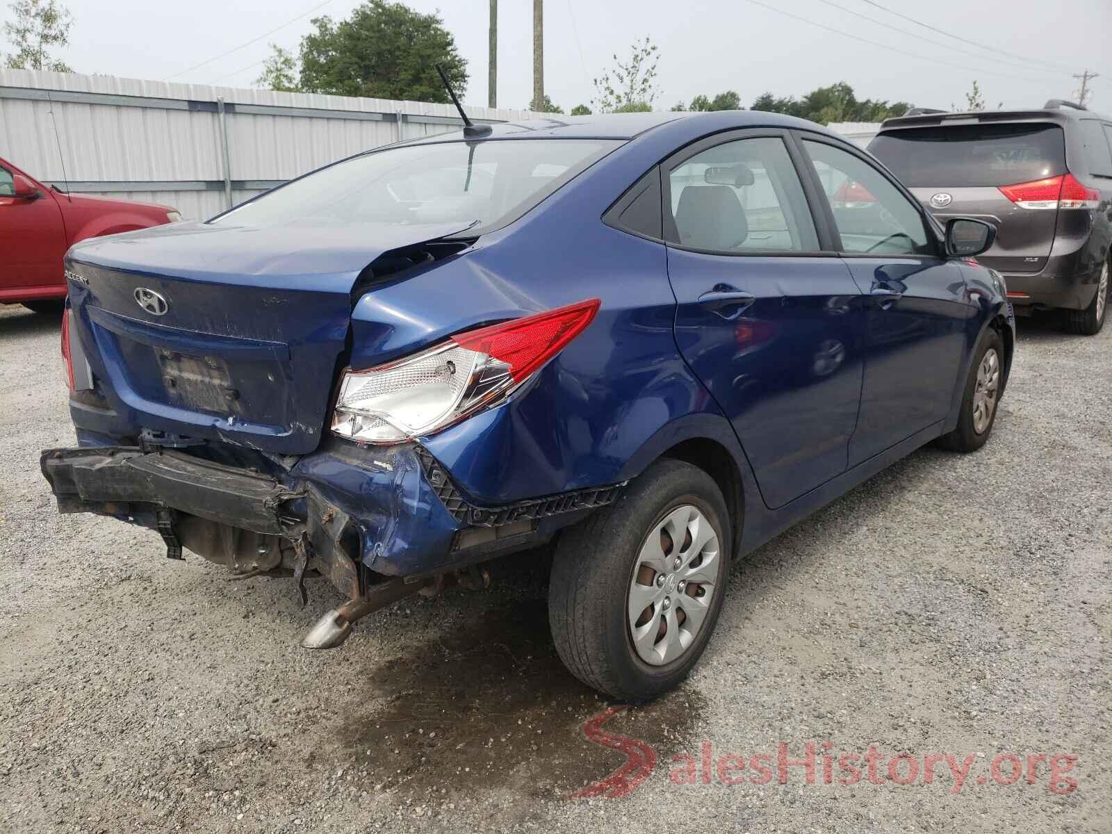 KMHCT4AEXGU044706 2016 HYUNDAI ACCENT