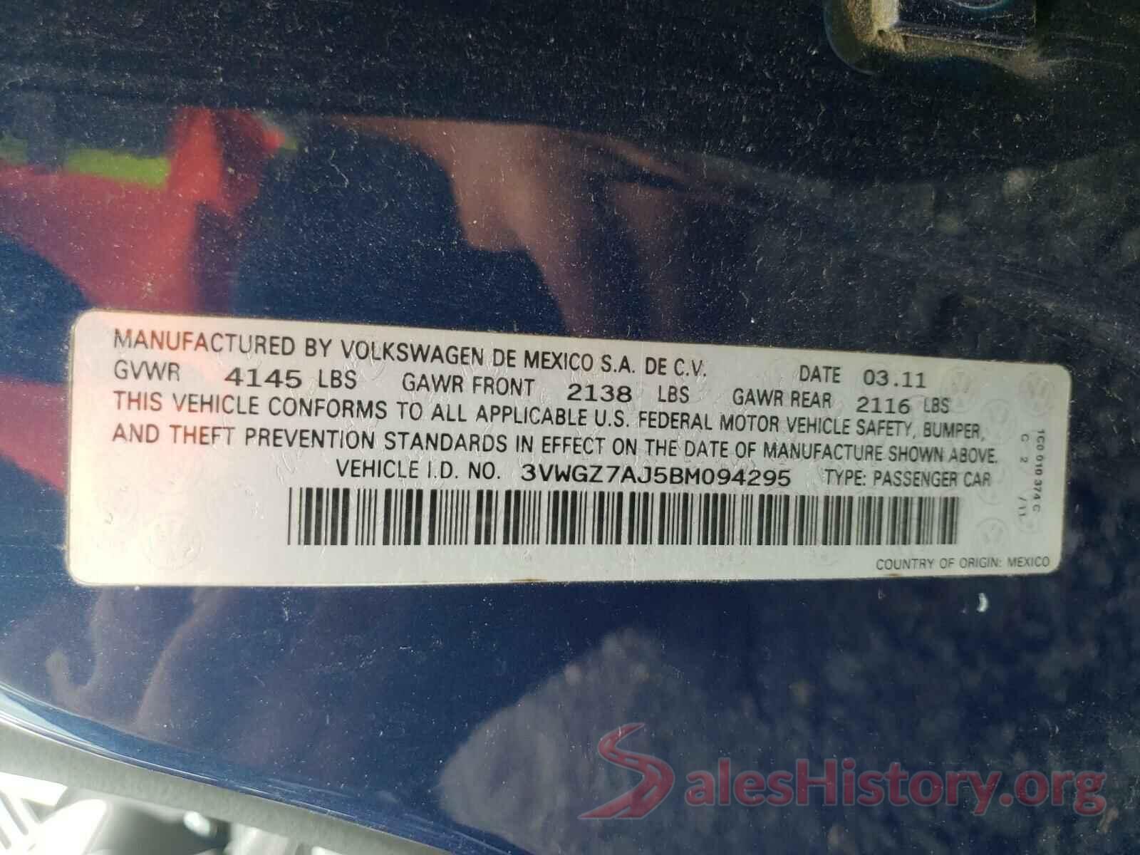 3VWGZ7AJ5BM094295 2018 VOLKSWAGEN JETTA