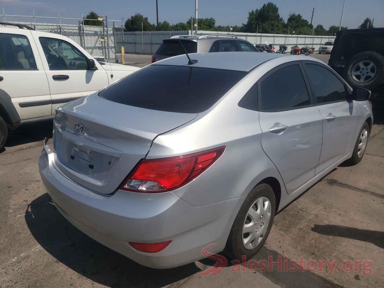 KMHCT4AE8GU158154 2016 HYUNDAI ACCENT