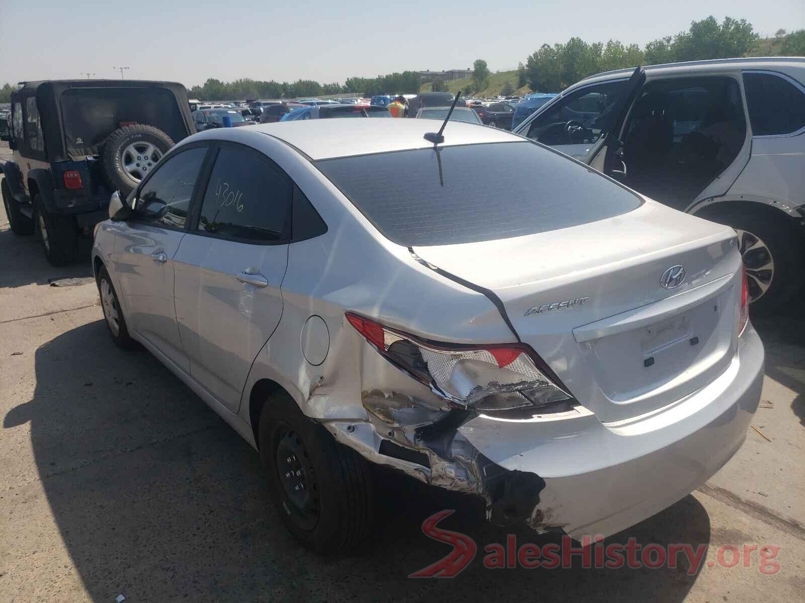 KMHCT4AE8GU158154 2016 HYUNDAI ACCENT