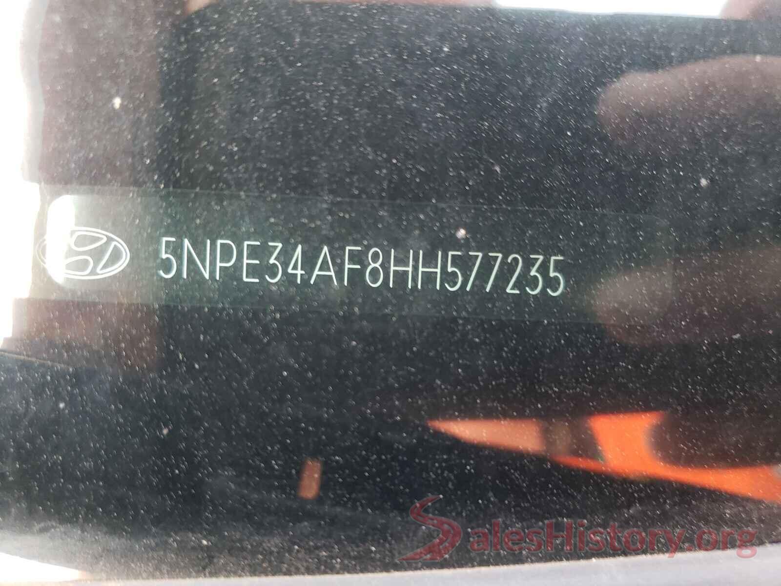 5NPE34AF8HH577235 2017 HYUNDAI SONATA