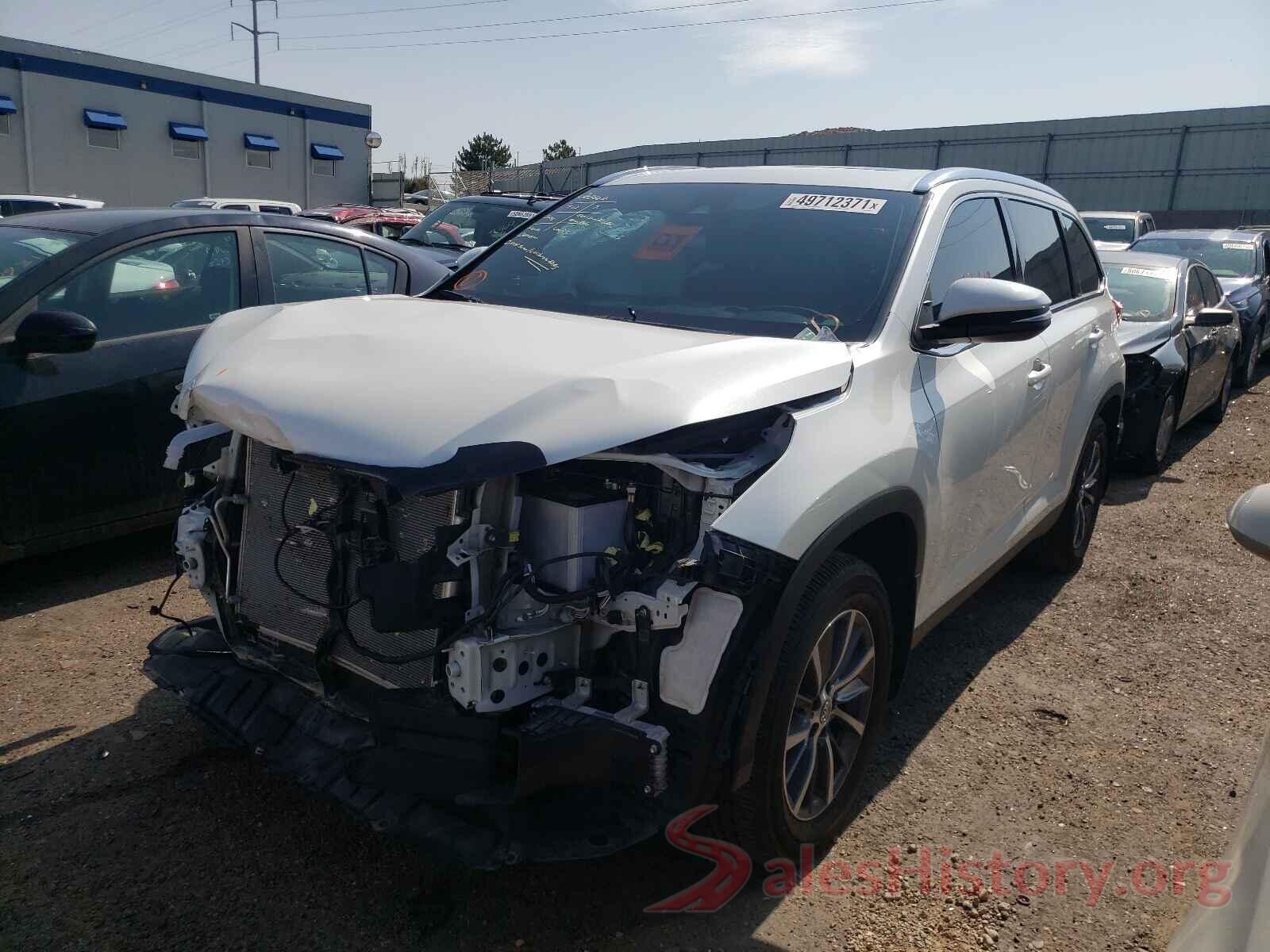 5TDJZRFH3KS611412 2019 TOYOTA HIGHLANDER