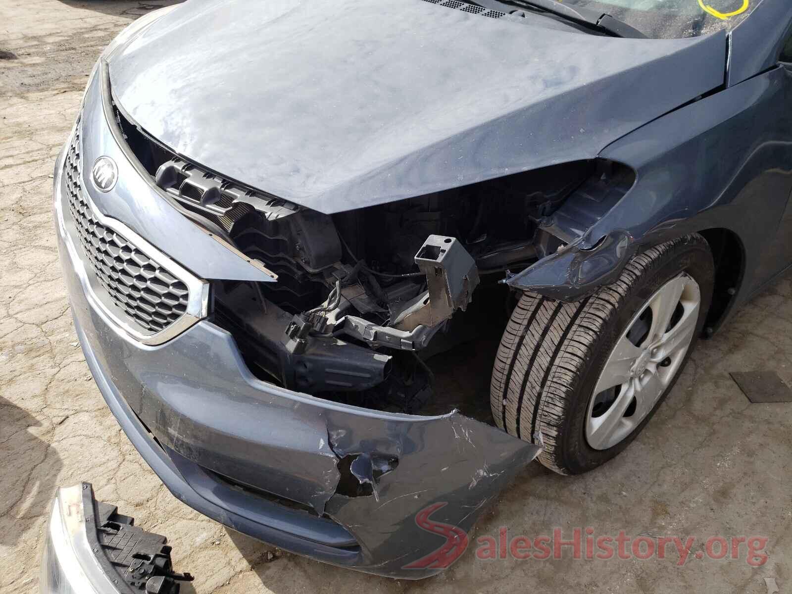 KNAFK5A89G5604002 2016 KIA FORTE