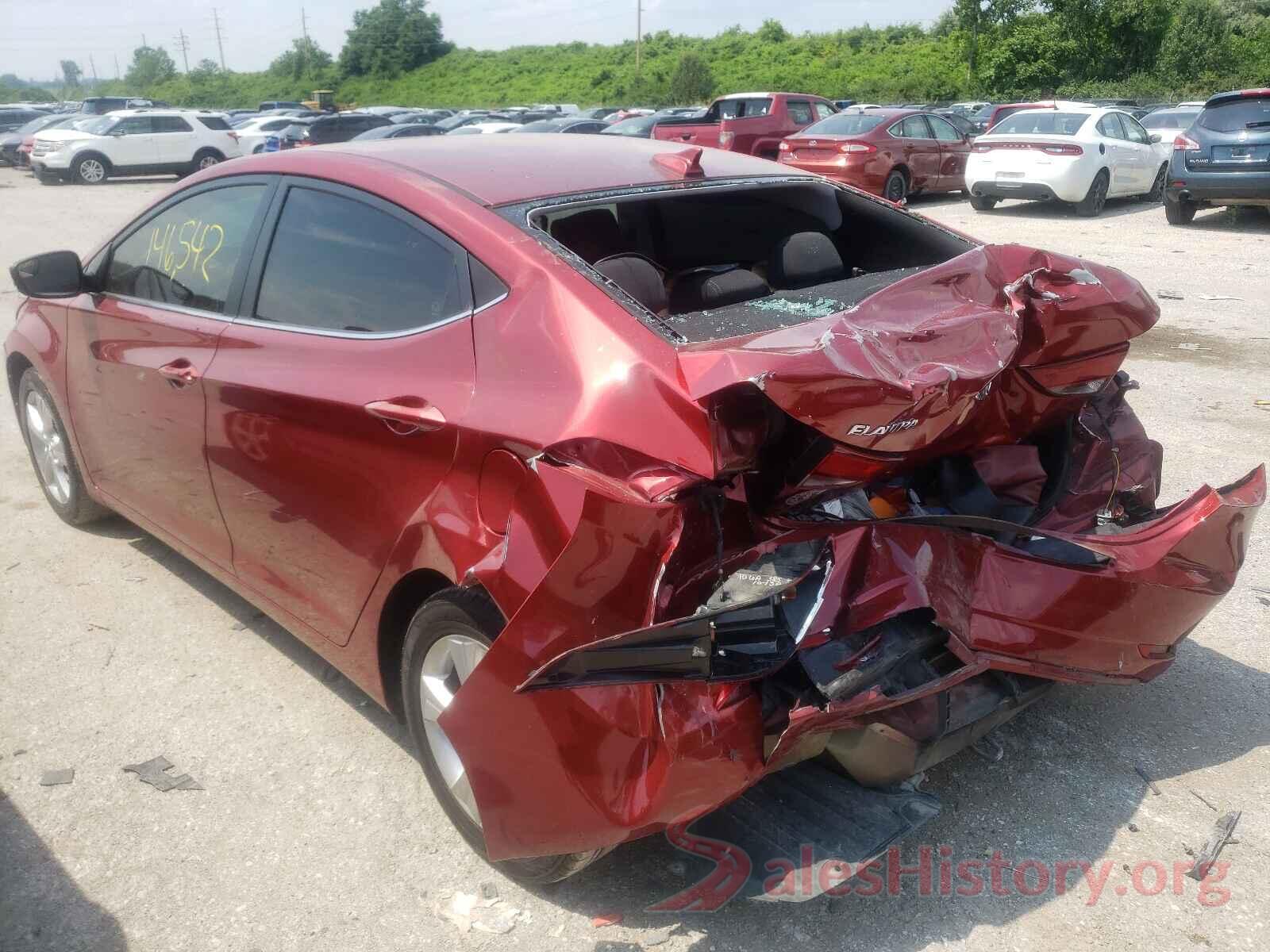 5NPDH4AE7GH780135 2016 HYUNDAI ELANTRA