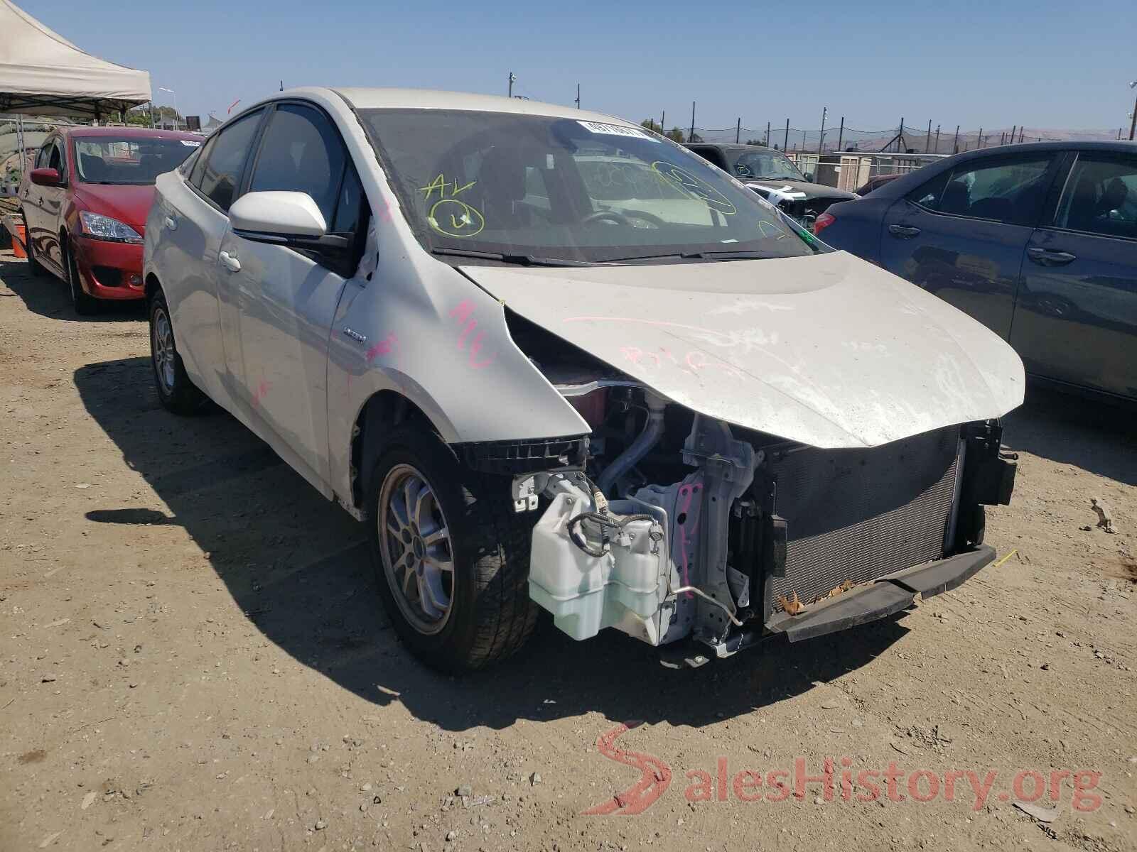 JTDKBRFU1H3032564 2017 TOYOTA PRIUS