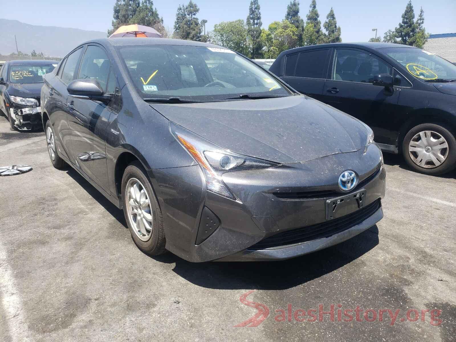 JTDKARFU7G3009307 2016 TOYOTA PRIUS