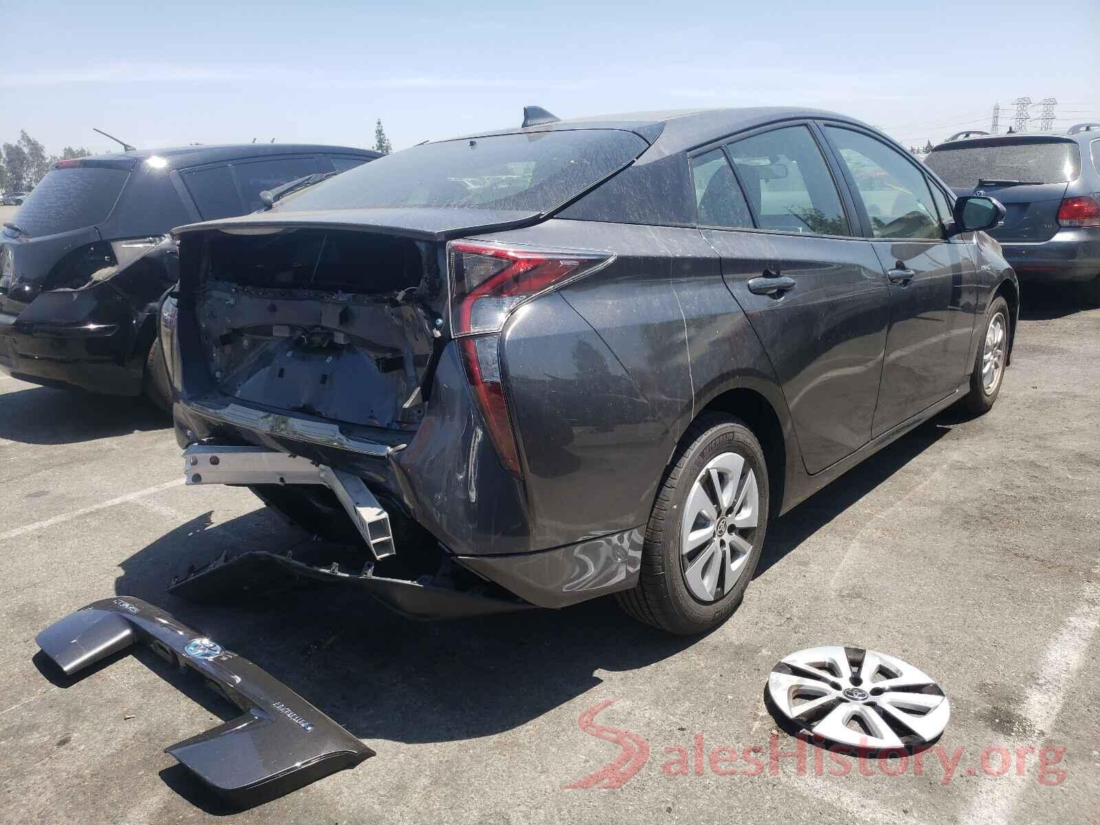 JTDKARFU7G3009307 2016 TOYOTA PRIUS