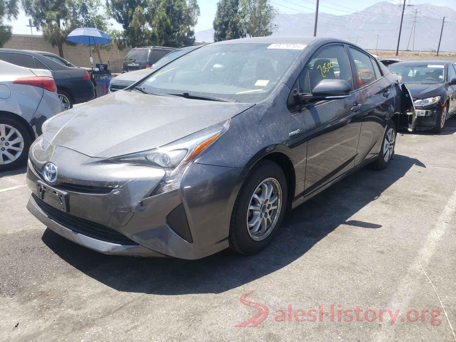 JTDKARFU7G3009307 2016 TOYOTA PRIUS