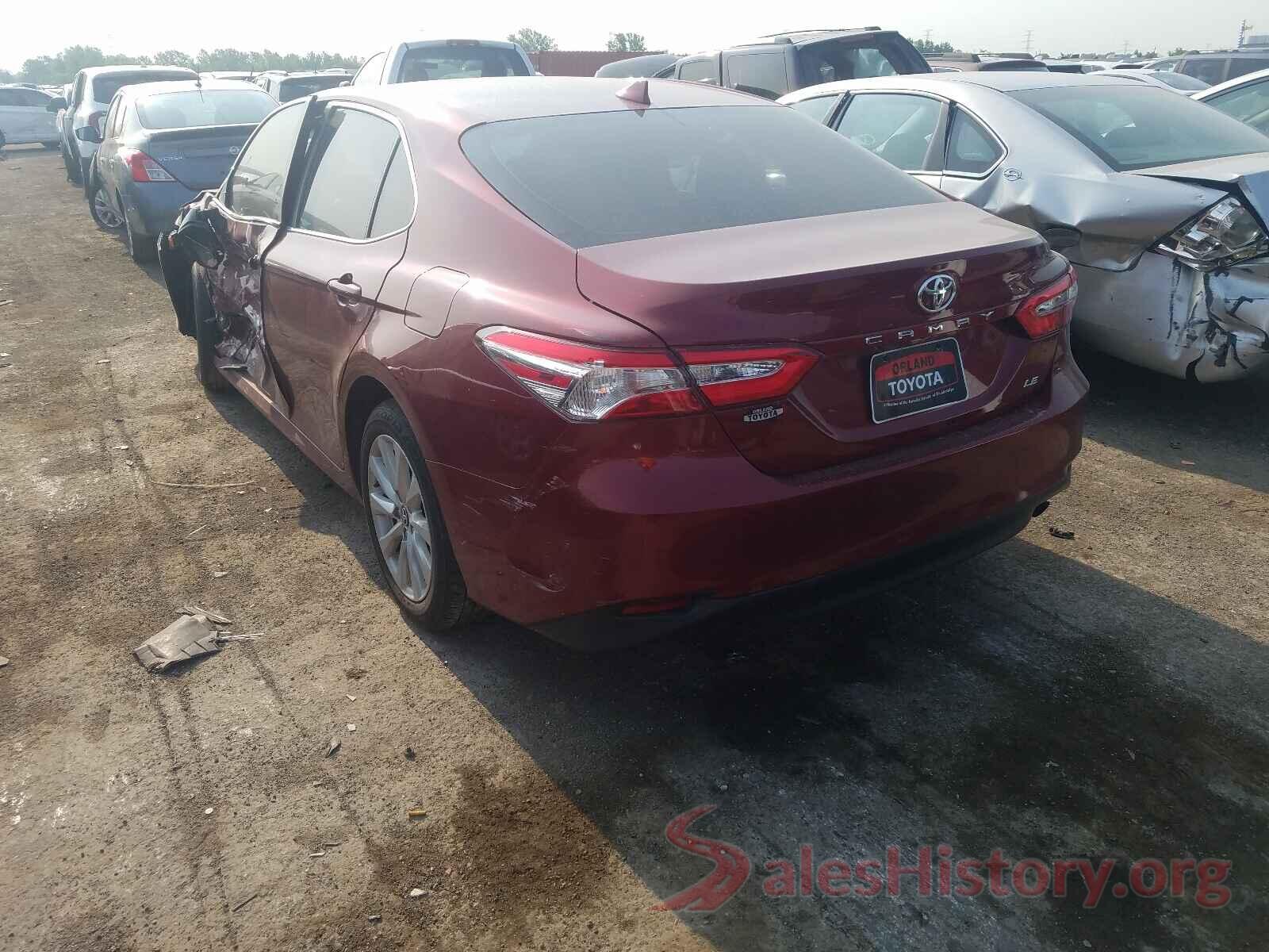 4T1B11HK2KU691976 2019 TOYOTA CAMRY