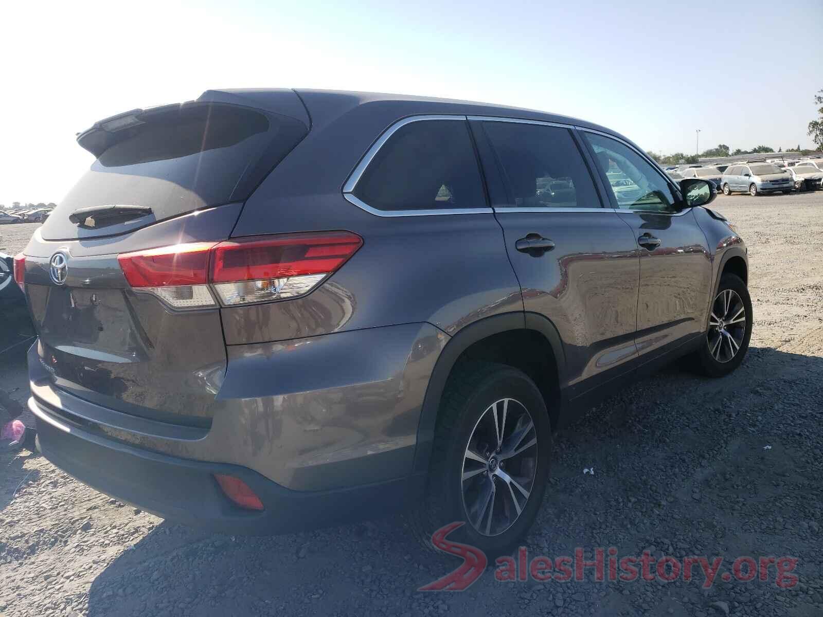 5TDZZRFH9KS308816 2019 TOYOTA HIGHLANDER