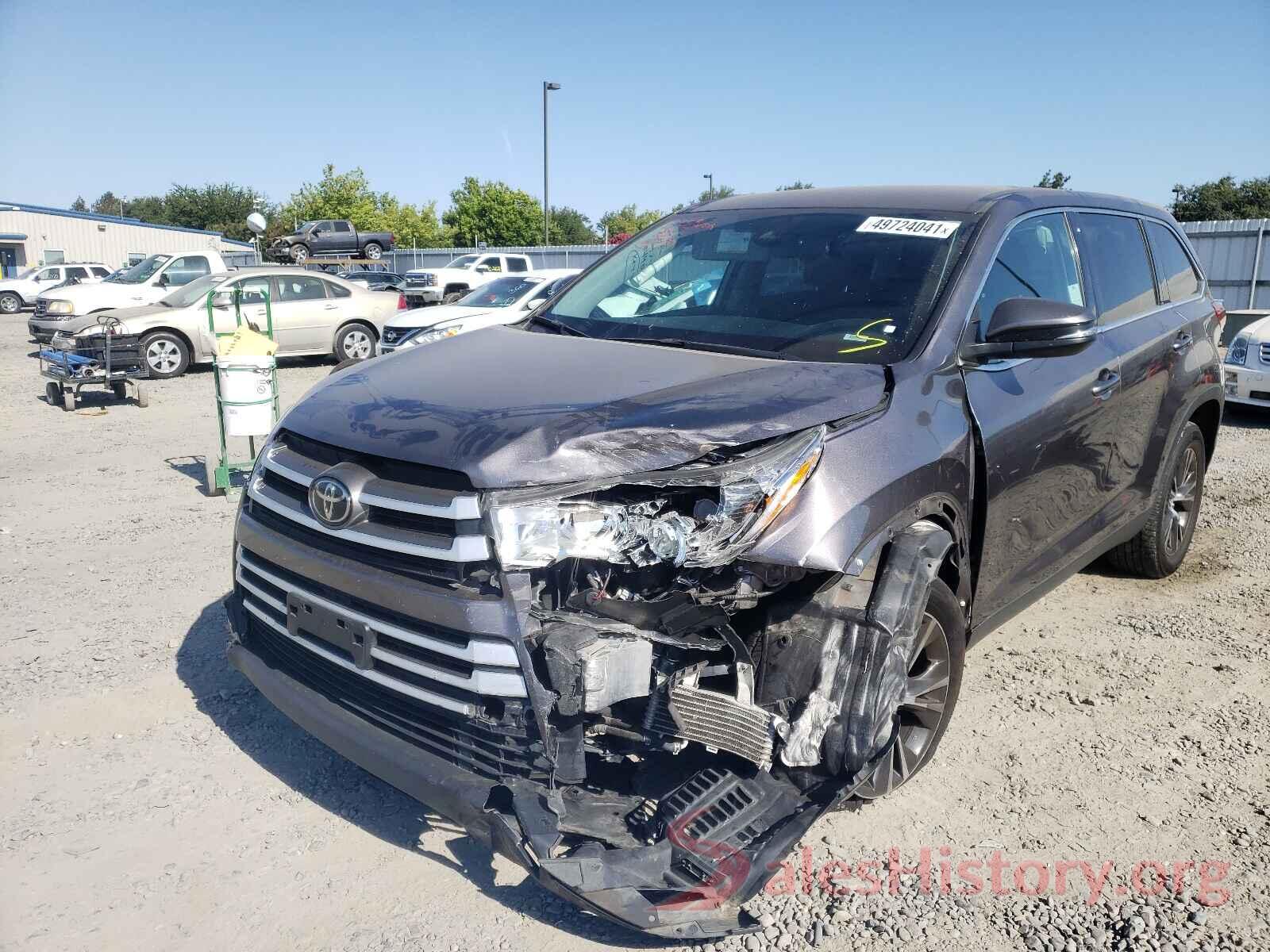 5TDZZRFH9KS308816 2019 TOYOTA HIGHLANDER