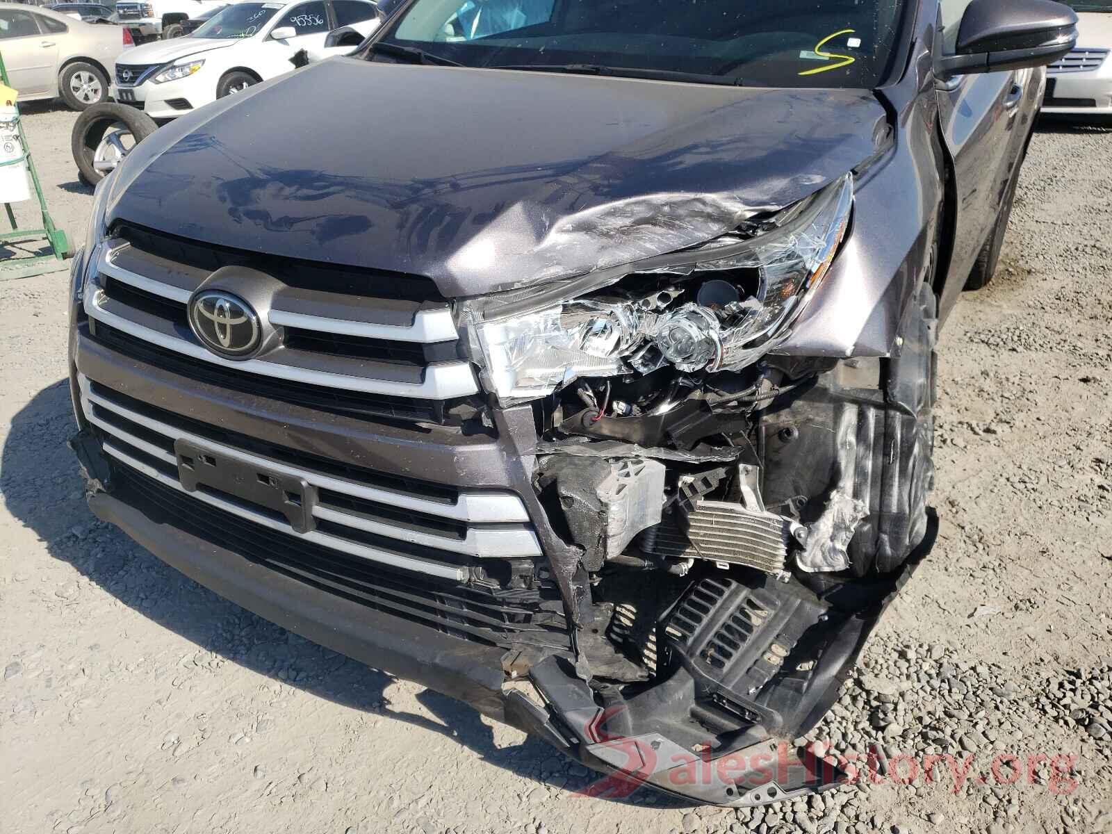 5TDZZRFH9KS308816 2019 TOYOTA HIGHLANDER