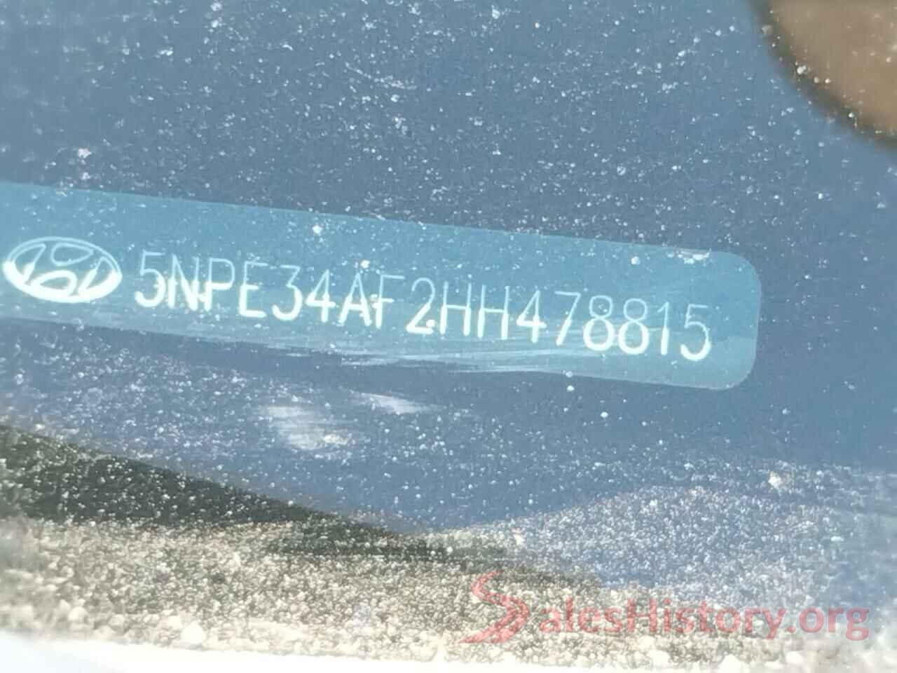 5NPE34AF2HH478815 2017 HYUNDAI SONATA