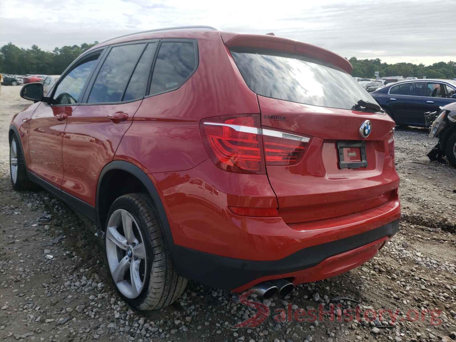 5UXWZ7C32H0V87892 2017 BMW X3