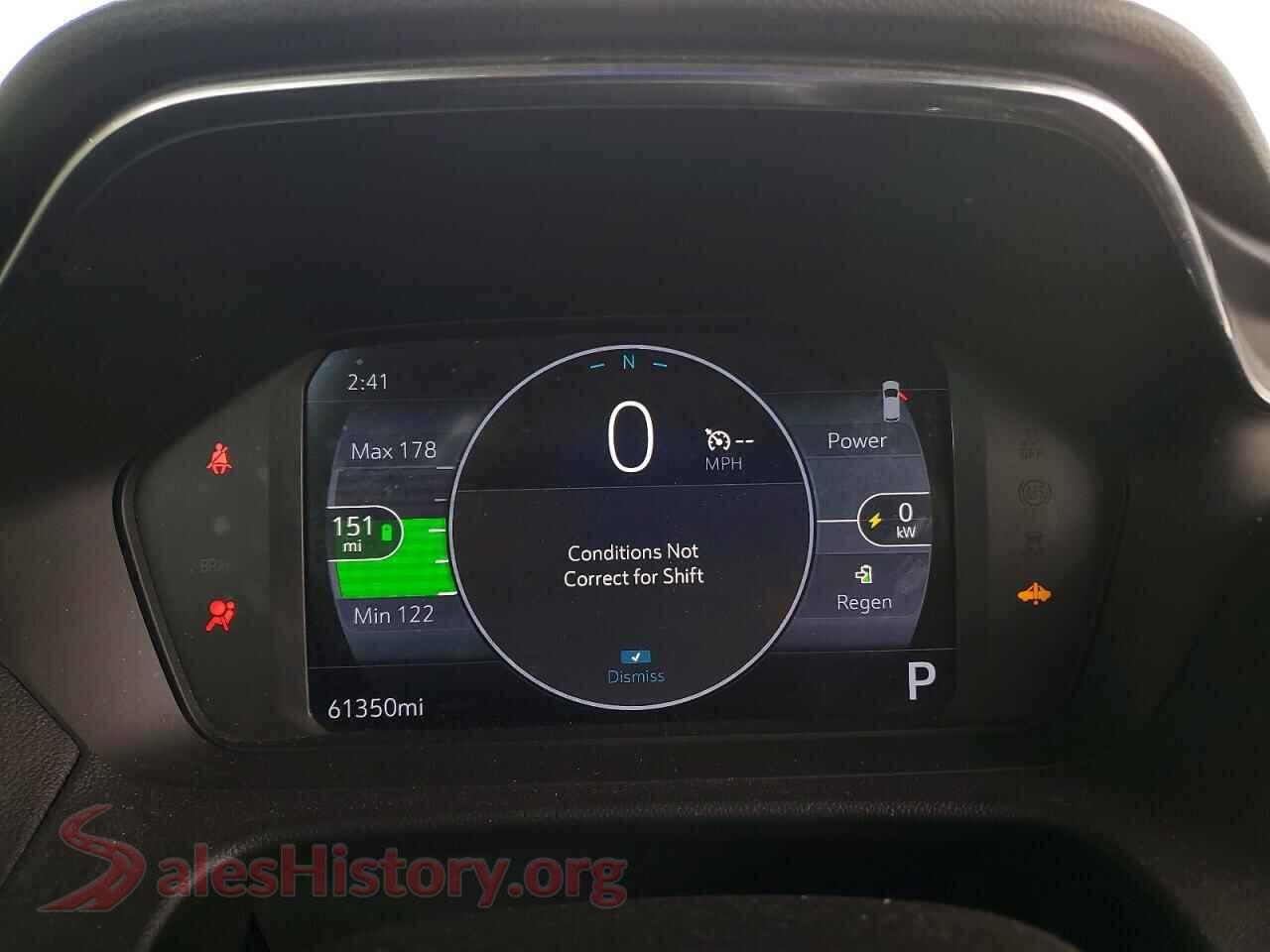 2023 CHEVROLET BOLT VIN 1G1FY6S00P4146378, interior center console